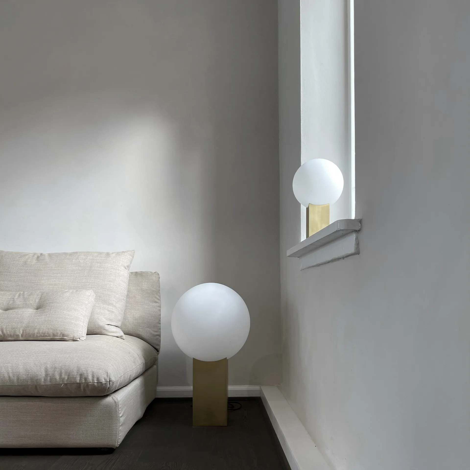 Candeeiro de pé Hoop 70 cm, Latão 101 Copenhagen