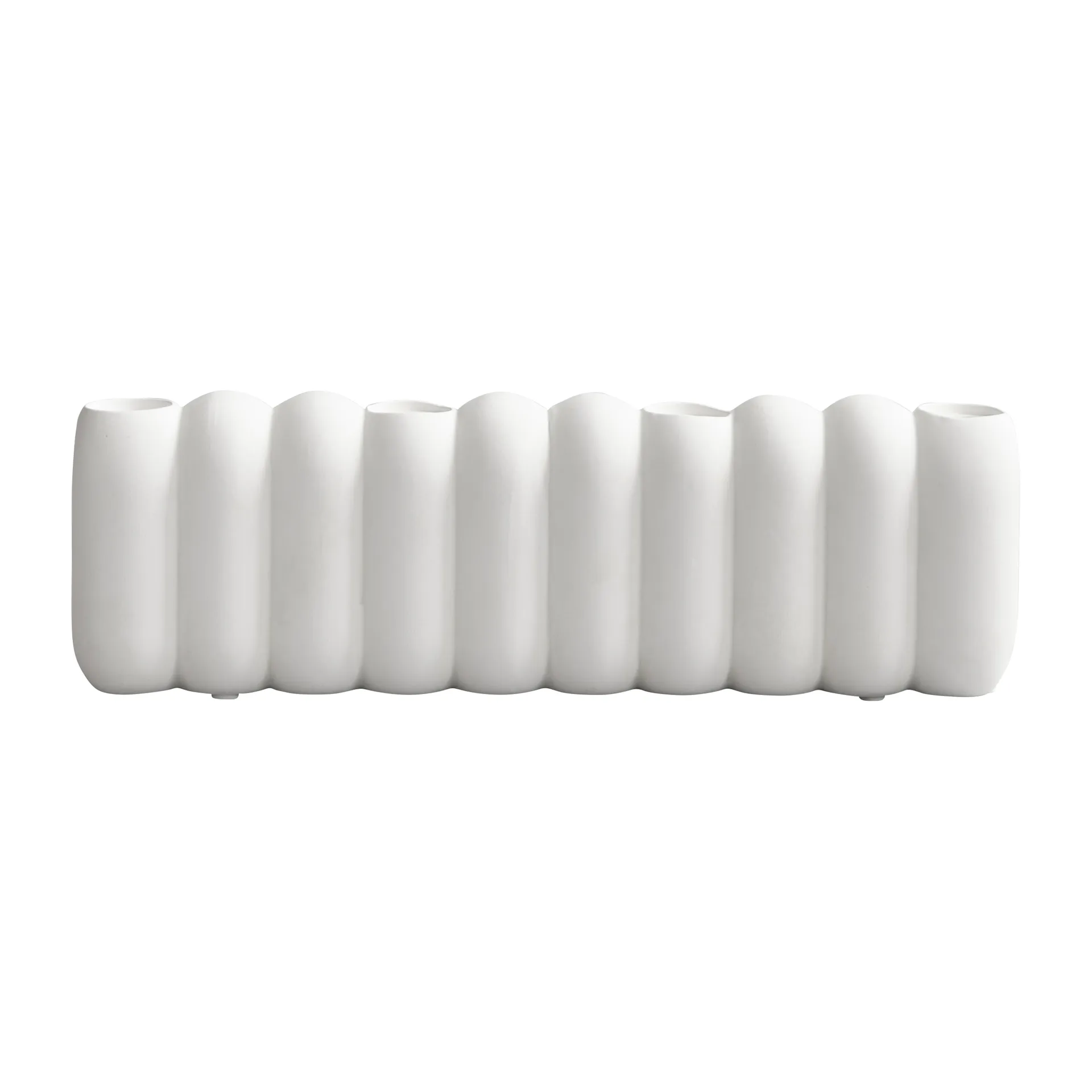 Castiçal Tube bone white, 11x35 cm 101 Copenhagen