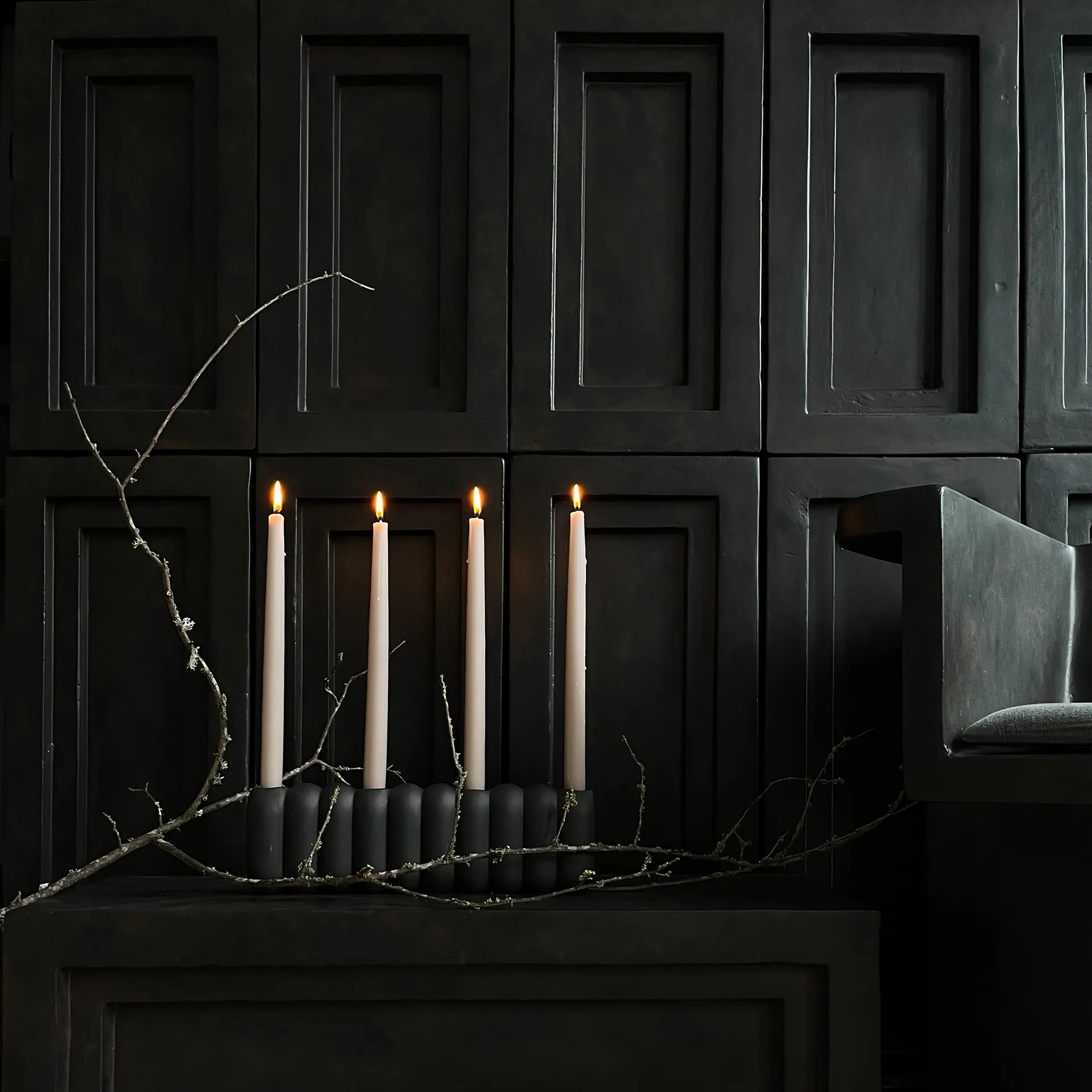 Castiçal Tube coffee, 11x35 cm 101 Copenhagen