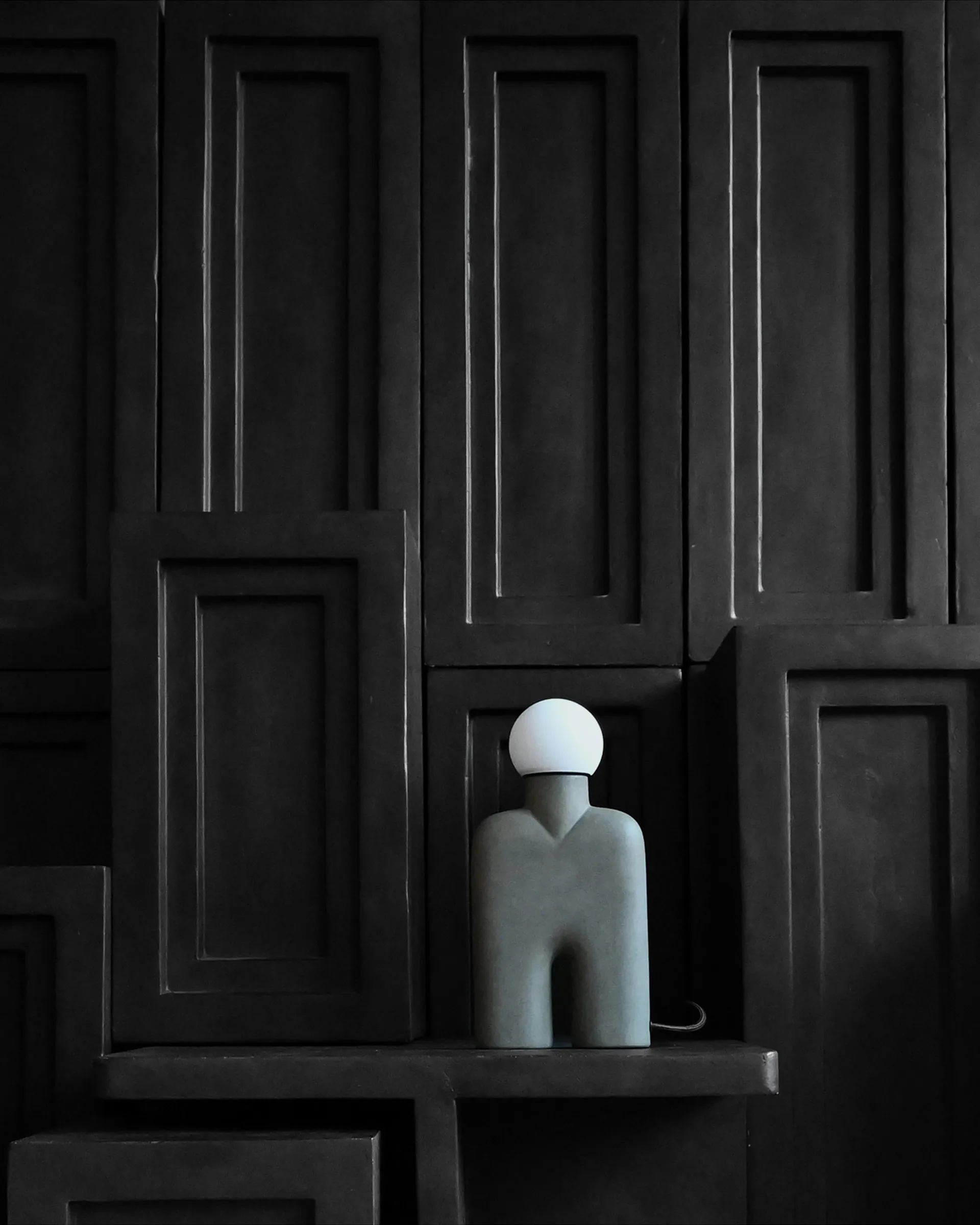 Cobra candeeiro de mesa 35 cm, Cinza escuro 101 Copenhagen