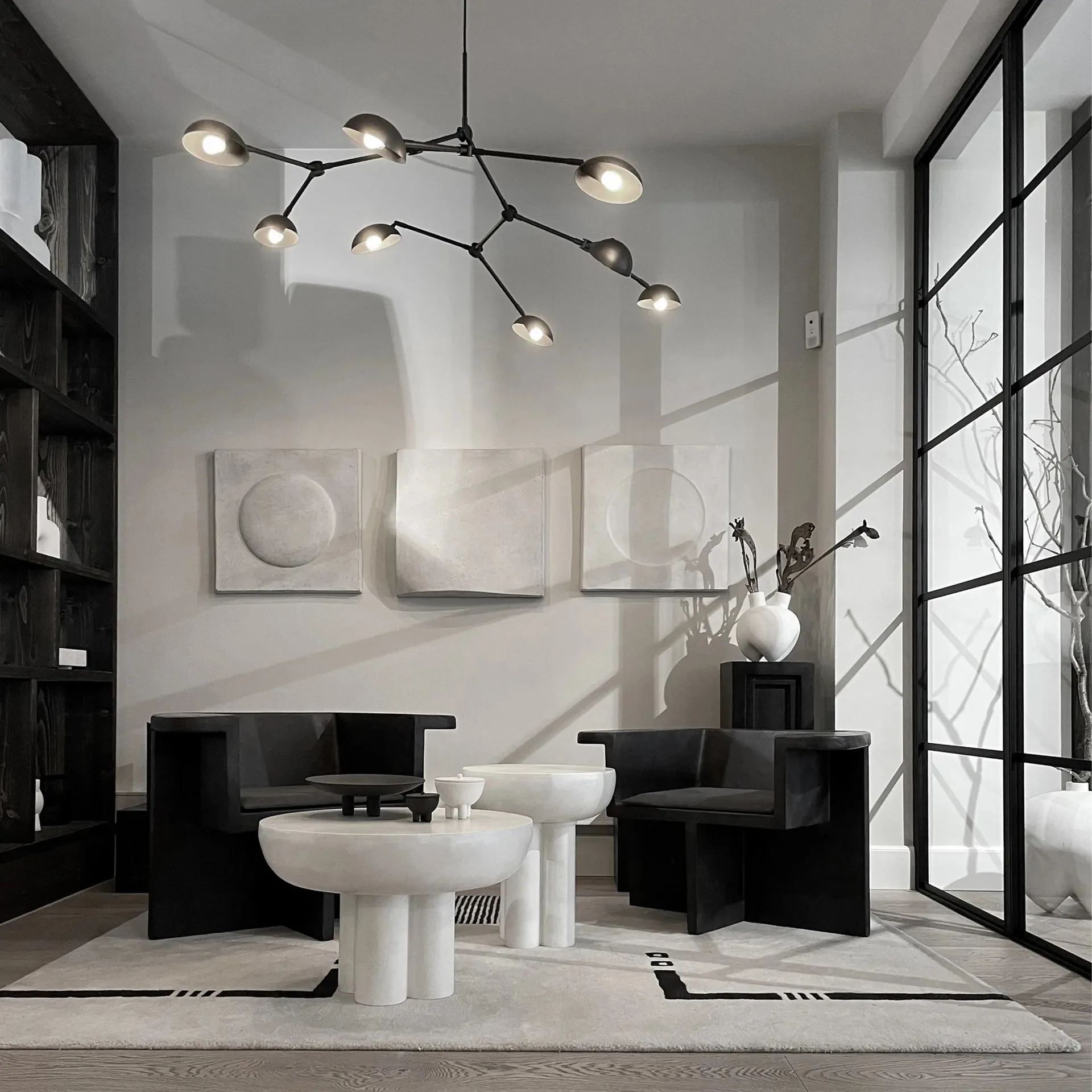 Crown mesa de apoio alta Ø45 cm, Bone white 101 Copenhagen