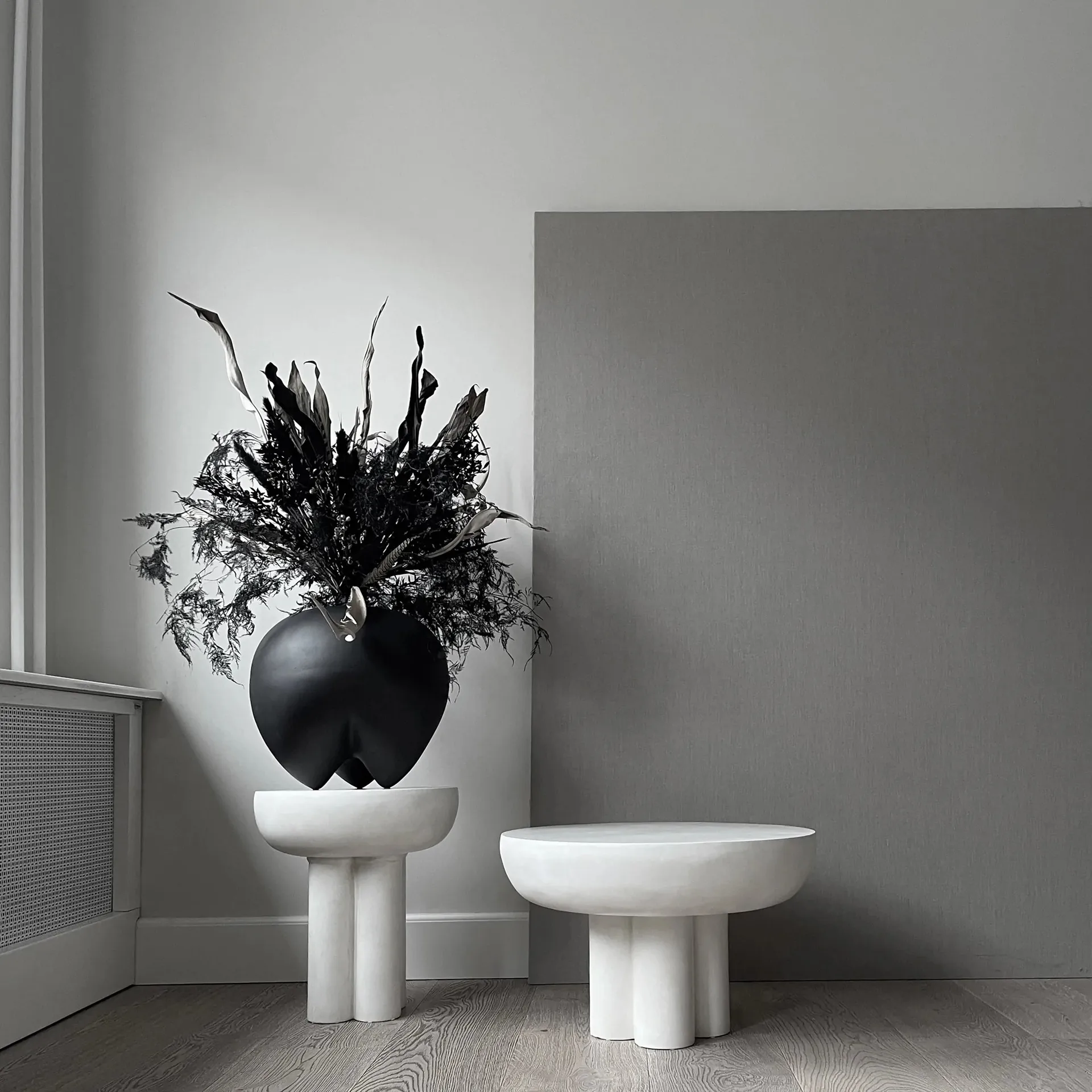 Crown mesa de apoio alta Ø45 cm, Bone white 101 Copenhagen