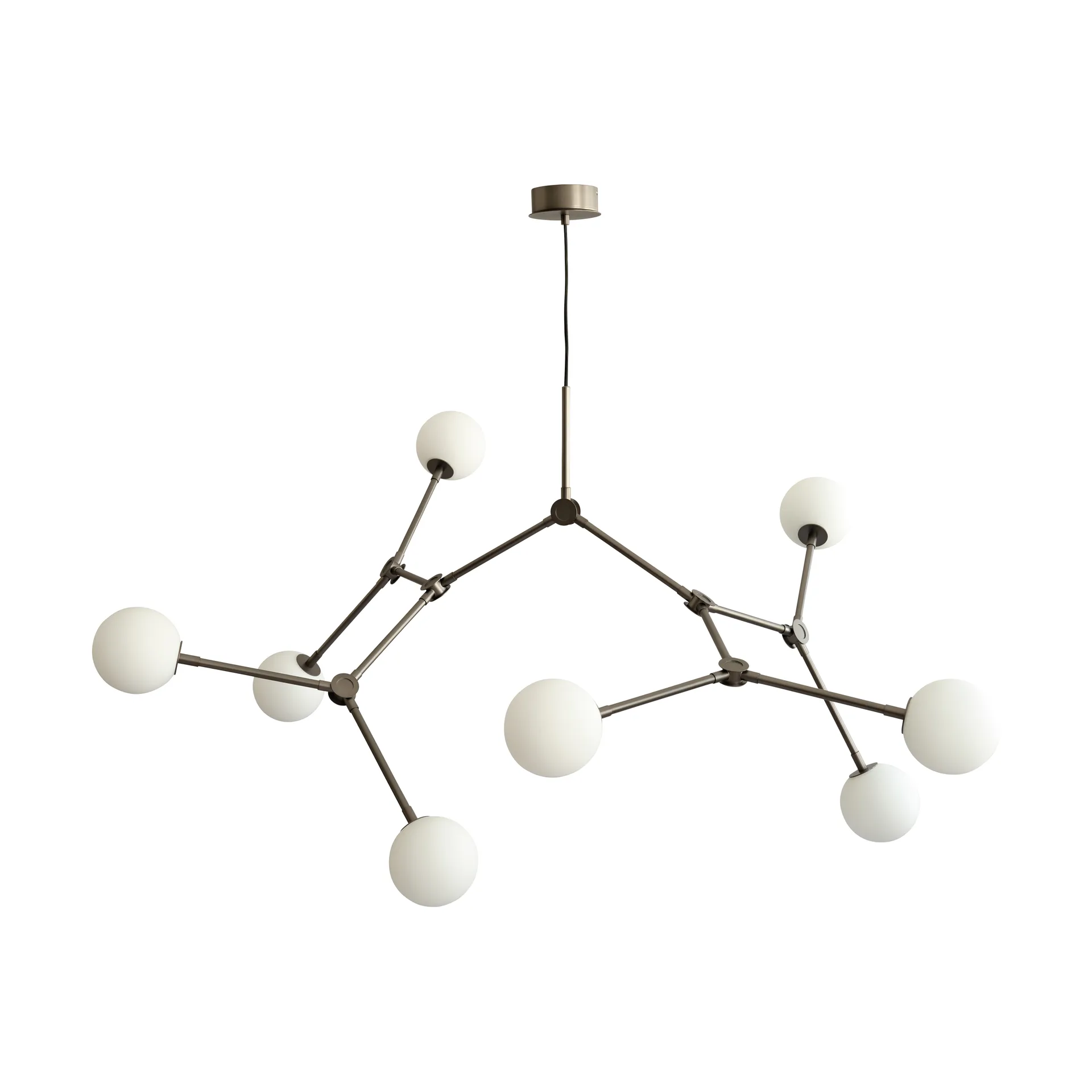 Drop Chandelier Bulp lustre grande, Cinza 101 Copenhagen
