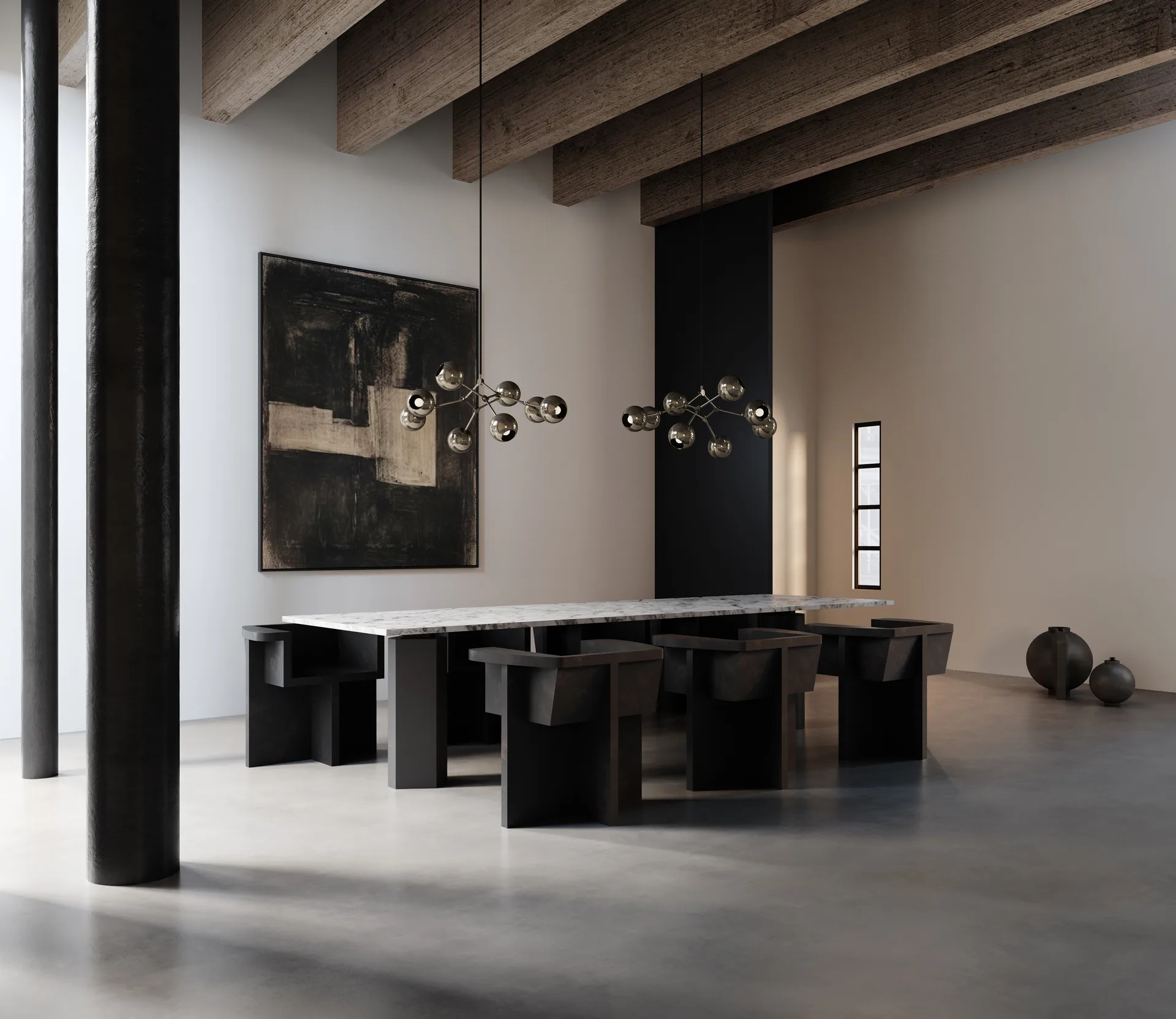 Drop Chandelier Globe candelabro de teto mini, Cromo 101 Copenhagen
