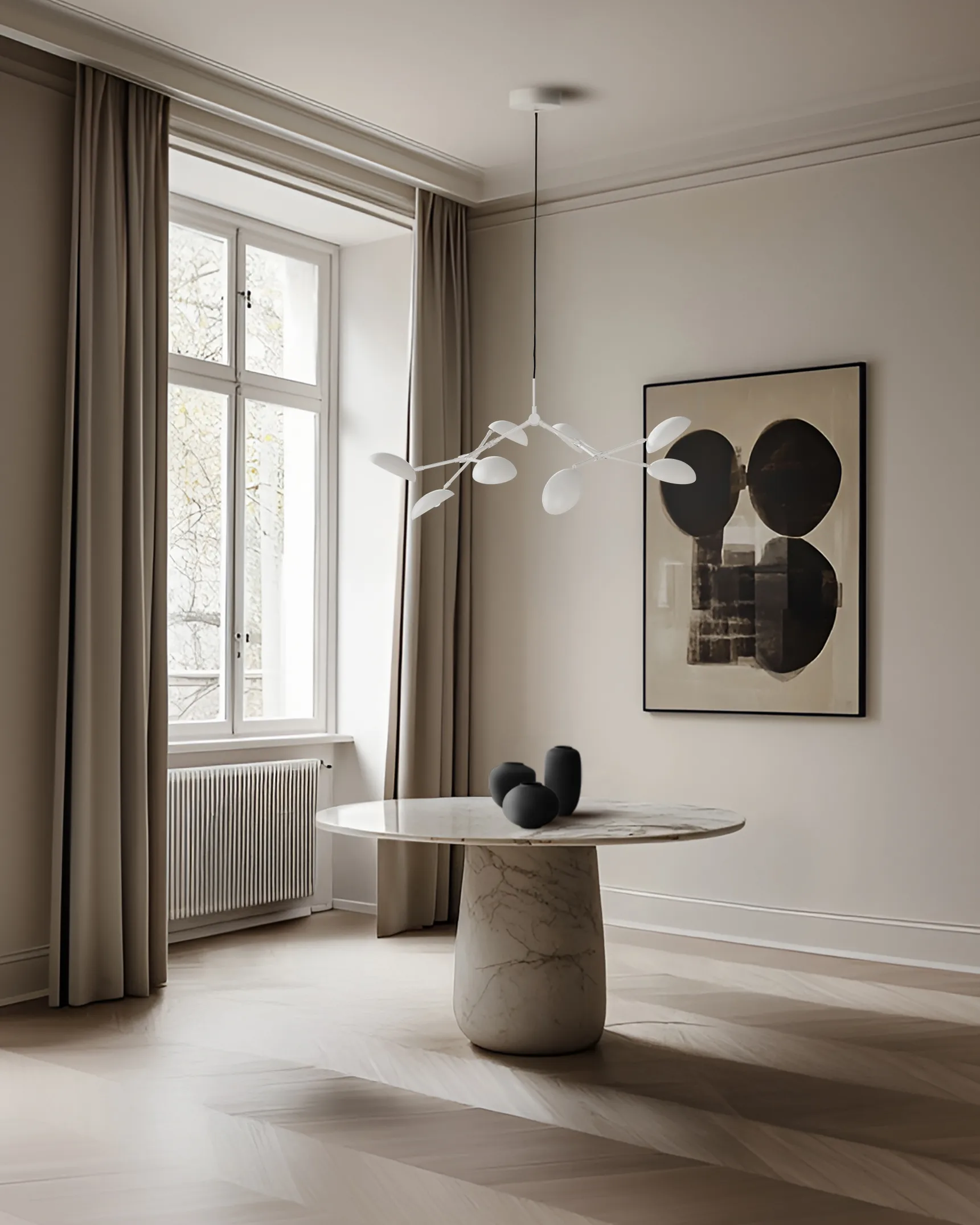 Drop Chandelier lustre mini, Branco 101 Copenhagen