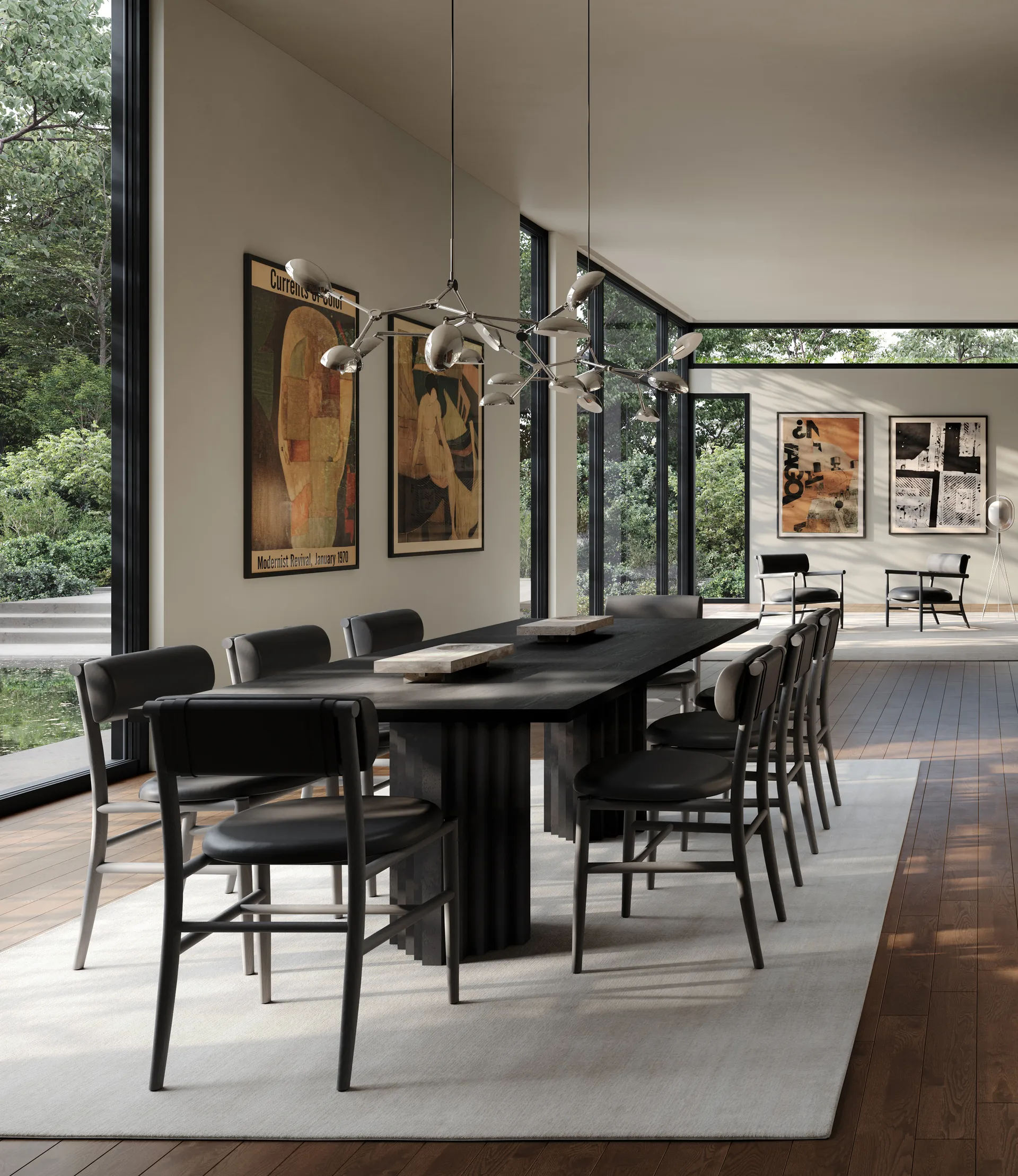 Drop Chandelier lustre mini, Chrome 101 Copenhagen