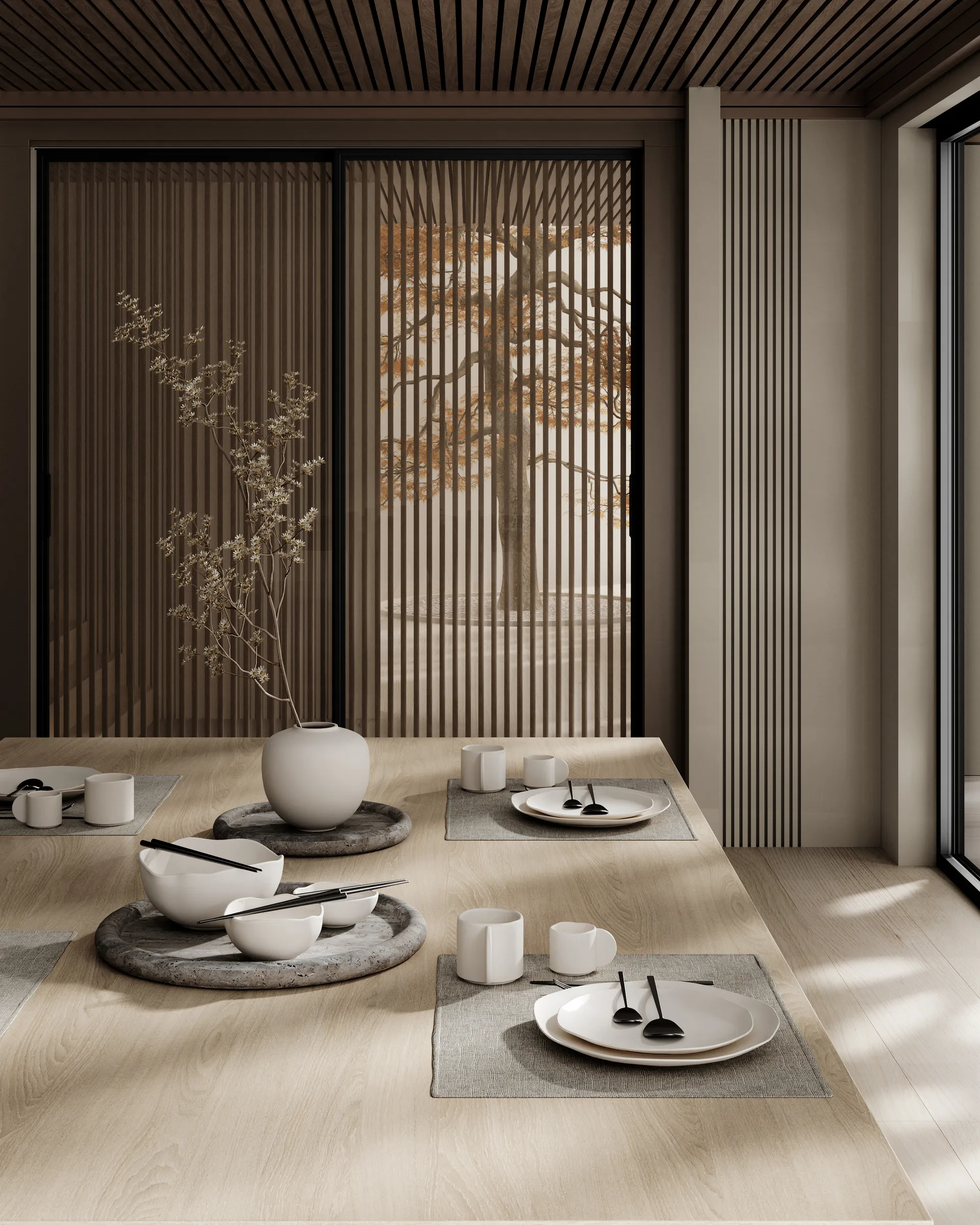 Enkei tabuleiro grande 40x40 cm, Terra 101 Copenhagen