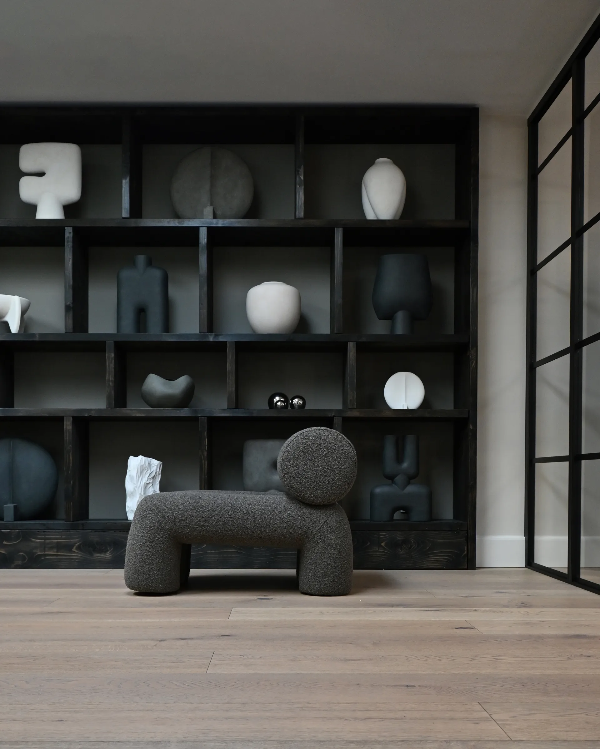 Foku Chair poltrona, Taupe escuro 101 Copenhagen