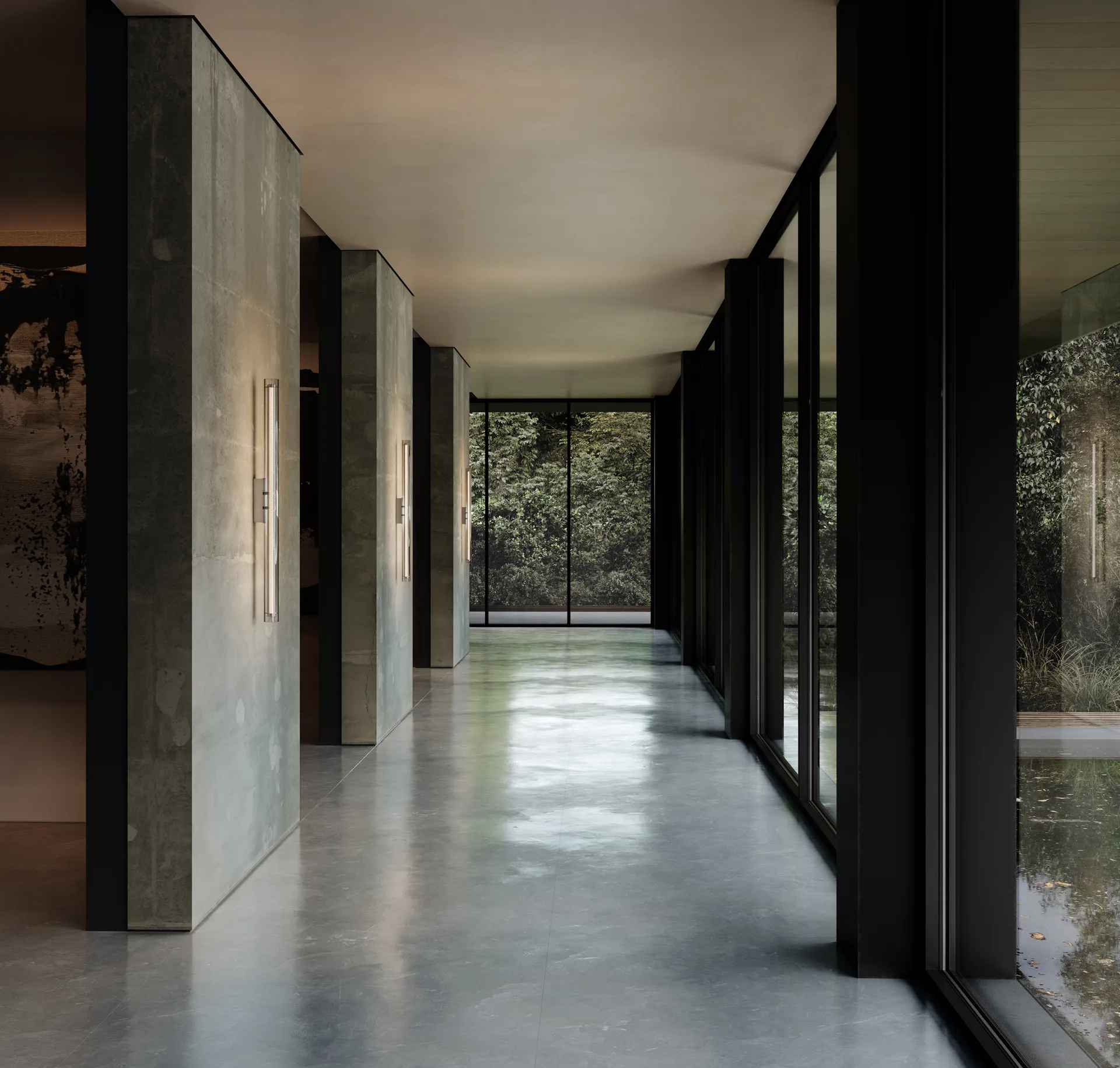 Frame candeeiro de parede grande, Cromado 101 Copenhagen