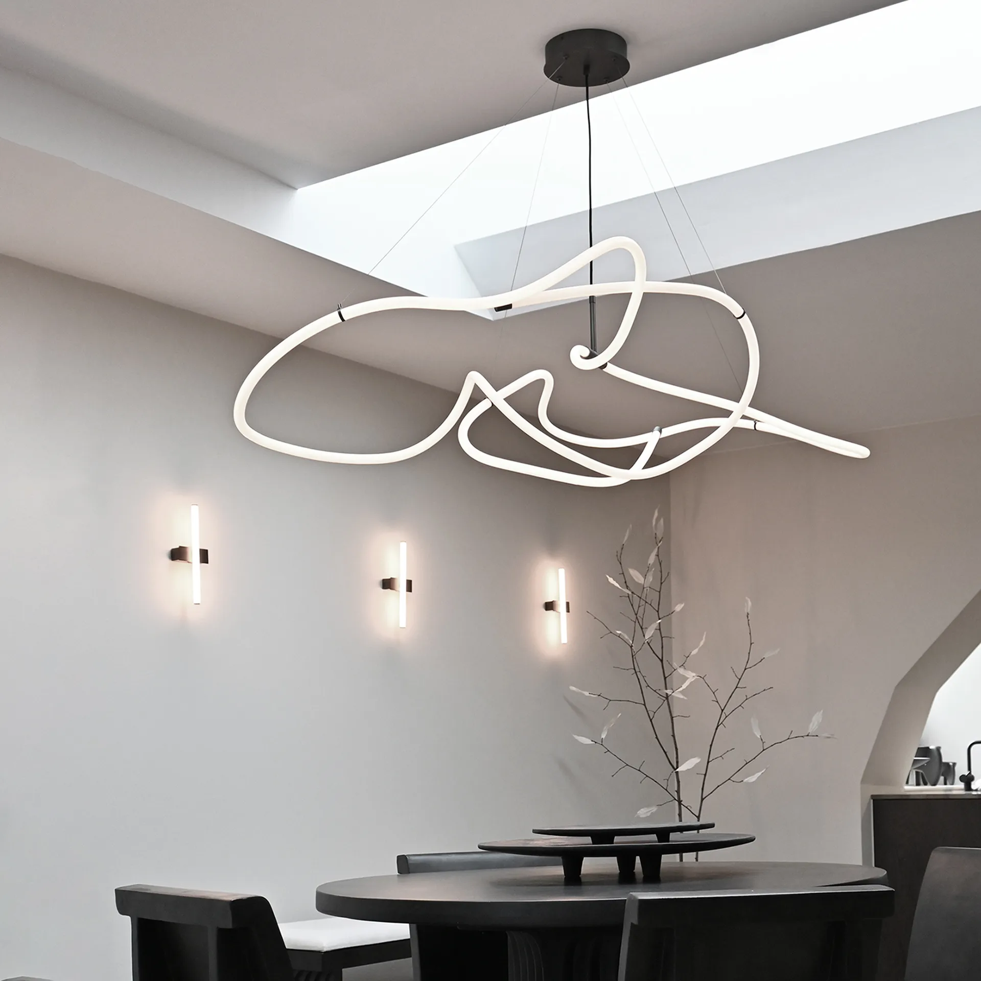 Ghost Chandelier candeeiro de teto grande, Bronze 101 Copenhagen