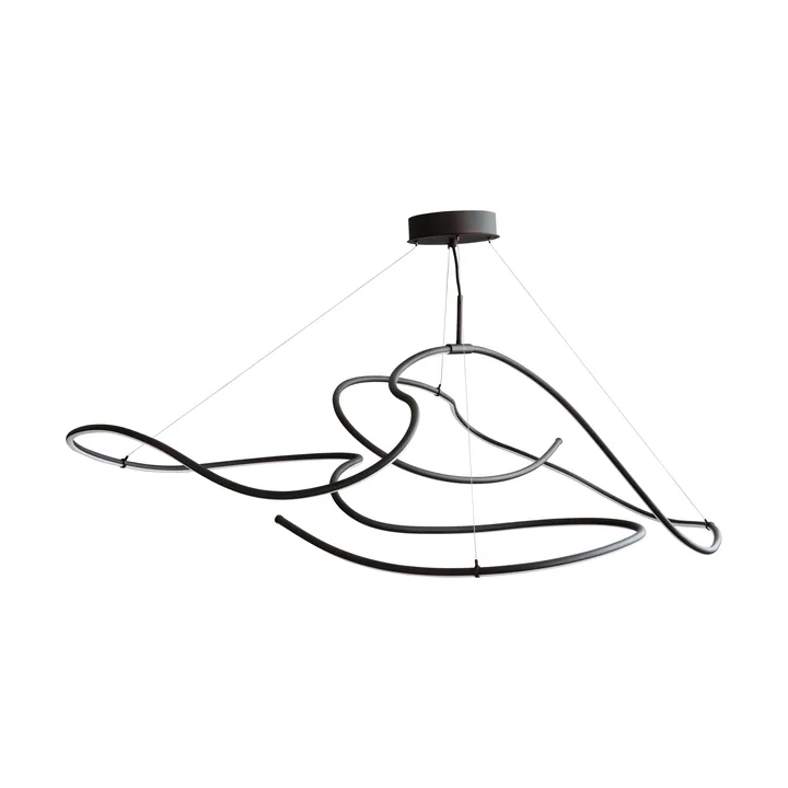 Ghost Chandelier candeeiro de teto grande - Preto queimado - 101 Copenhagen