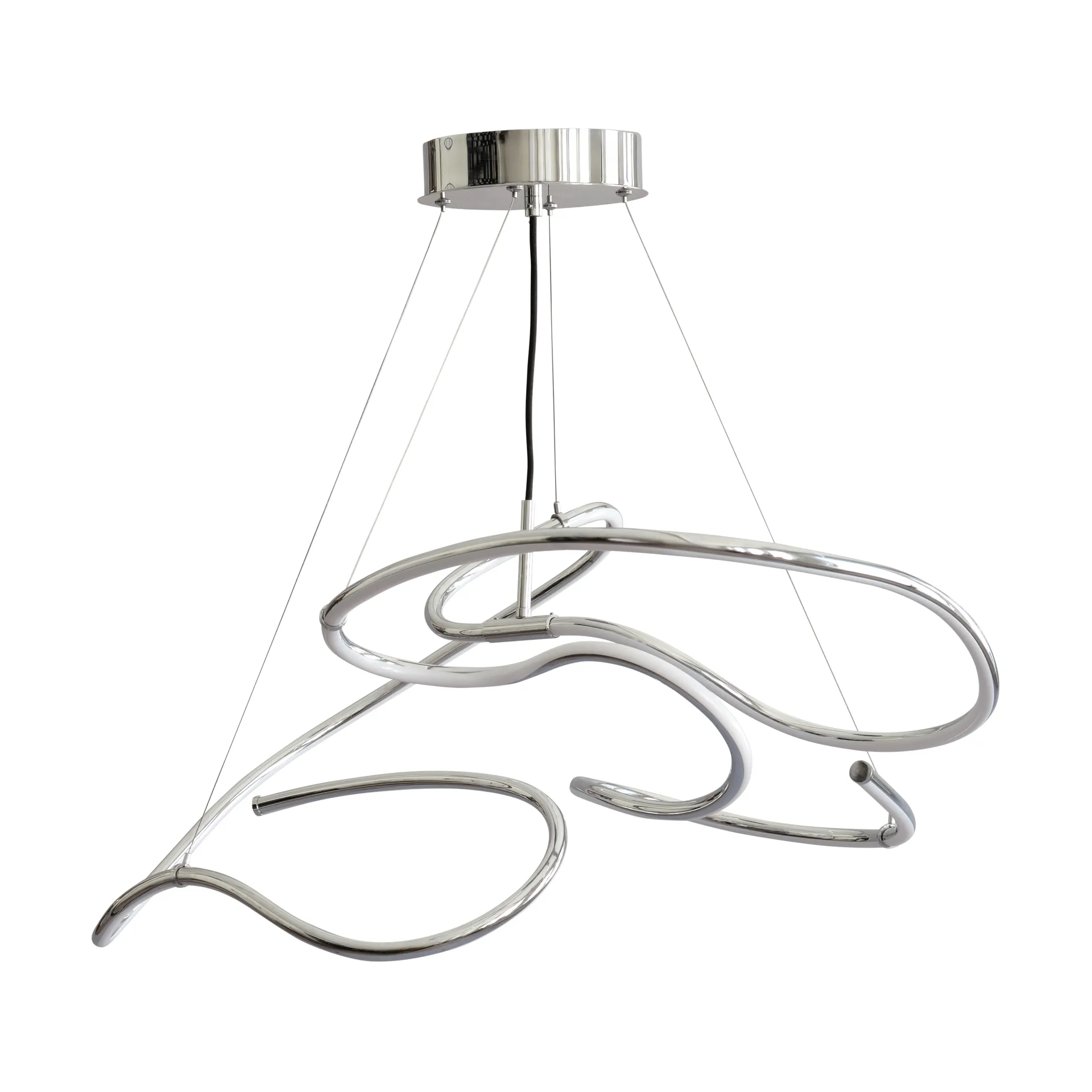 Ghost Chandelier candeeiro de teto mini, Cromo 101 Copenhagen