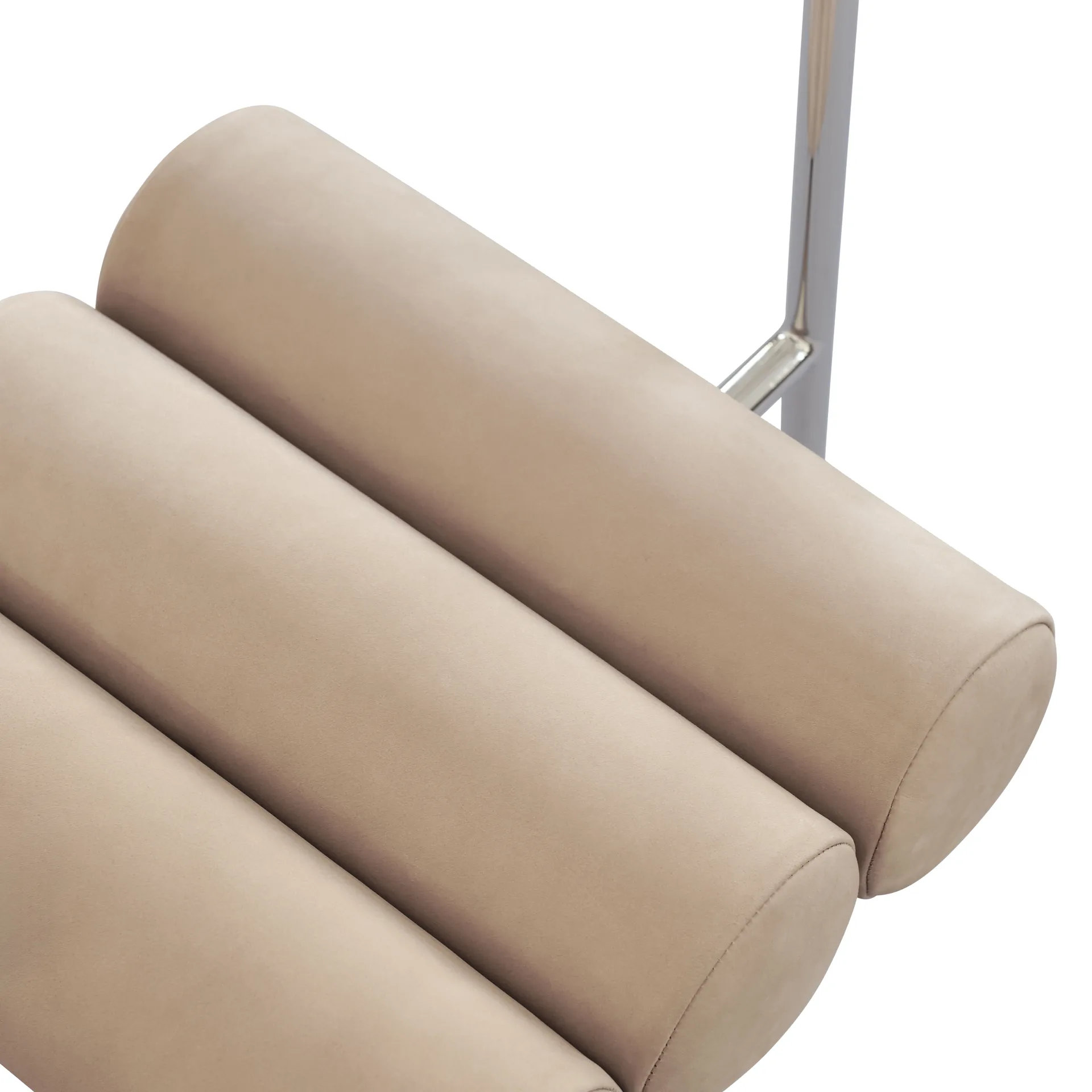 Hiro cadeira de mesa, Aço inoxidável-camurça polida 101 Copenhagen