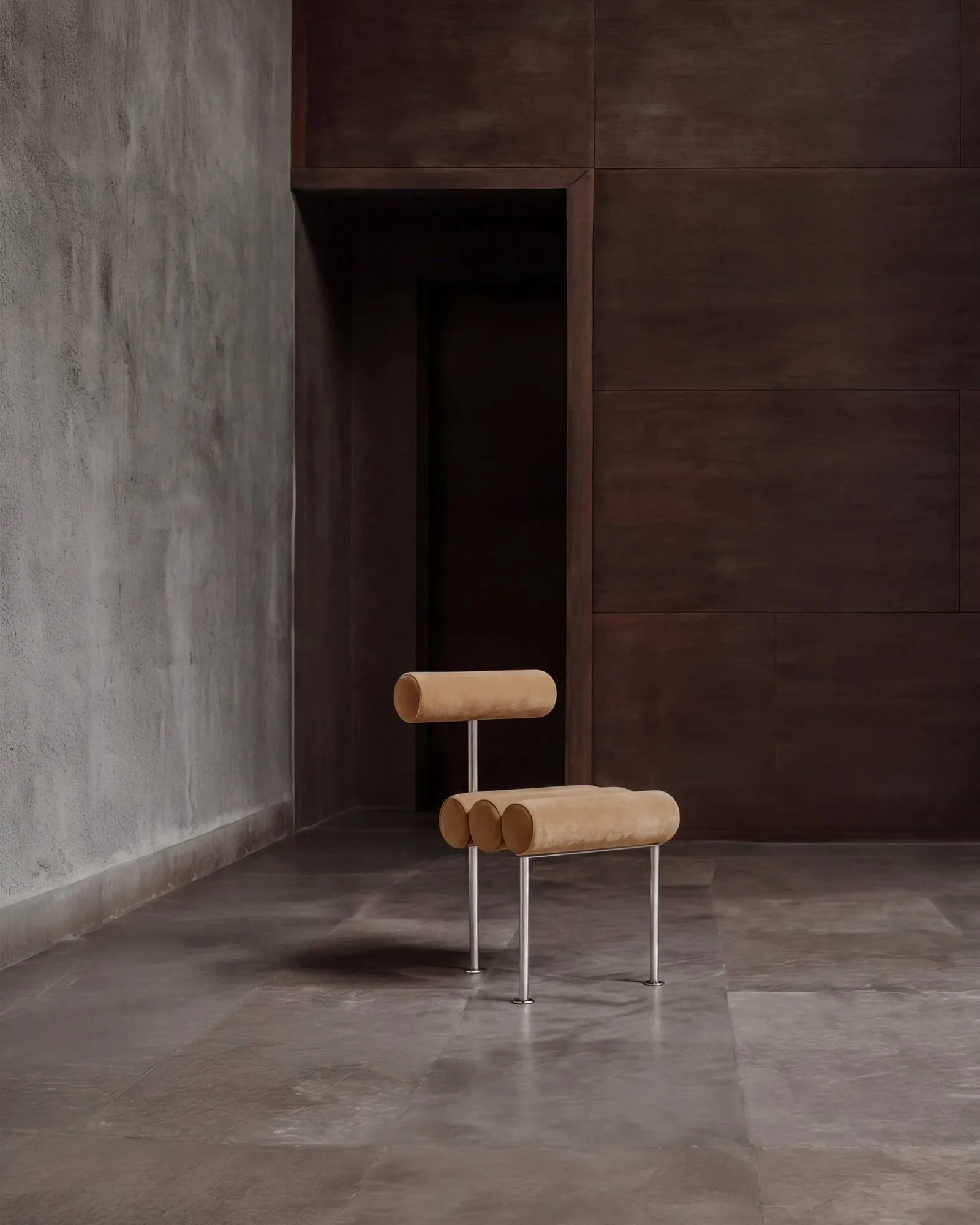 Hiro cadeira de mesa, Aço inoxidável-desert 101 Copenhagen