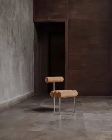 Hiro cadeira de mesa - Aço inoxidável-desert - 101 Copenhagen
