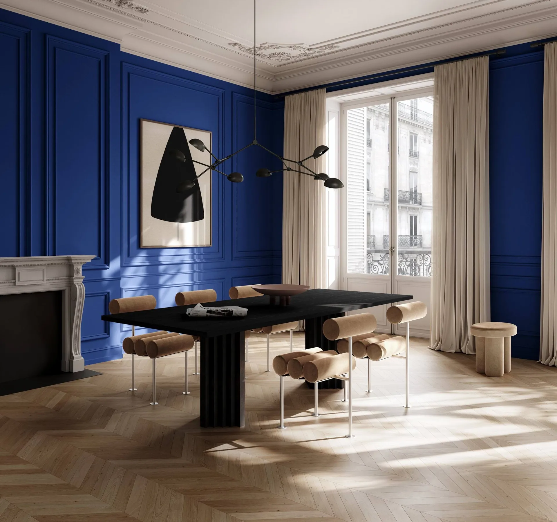 Hiro cadeira de mesa, Aço inoxidável-desert 101 Copenhagen