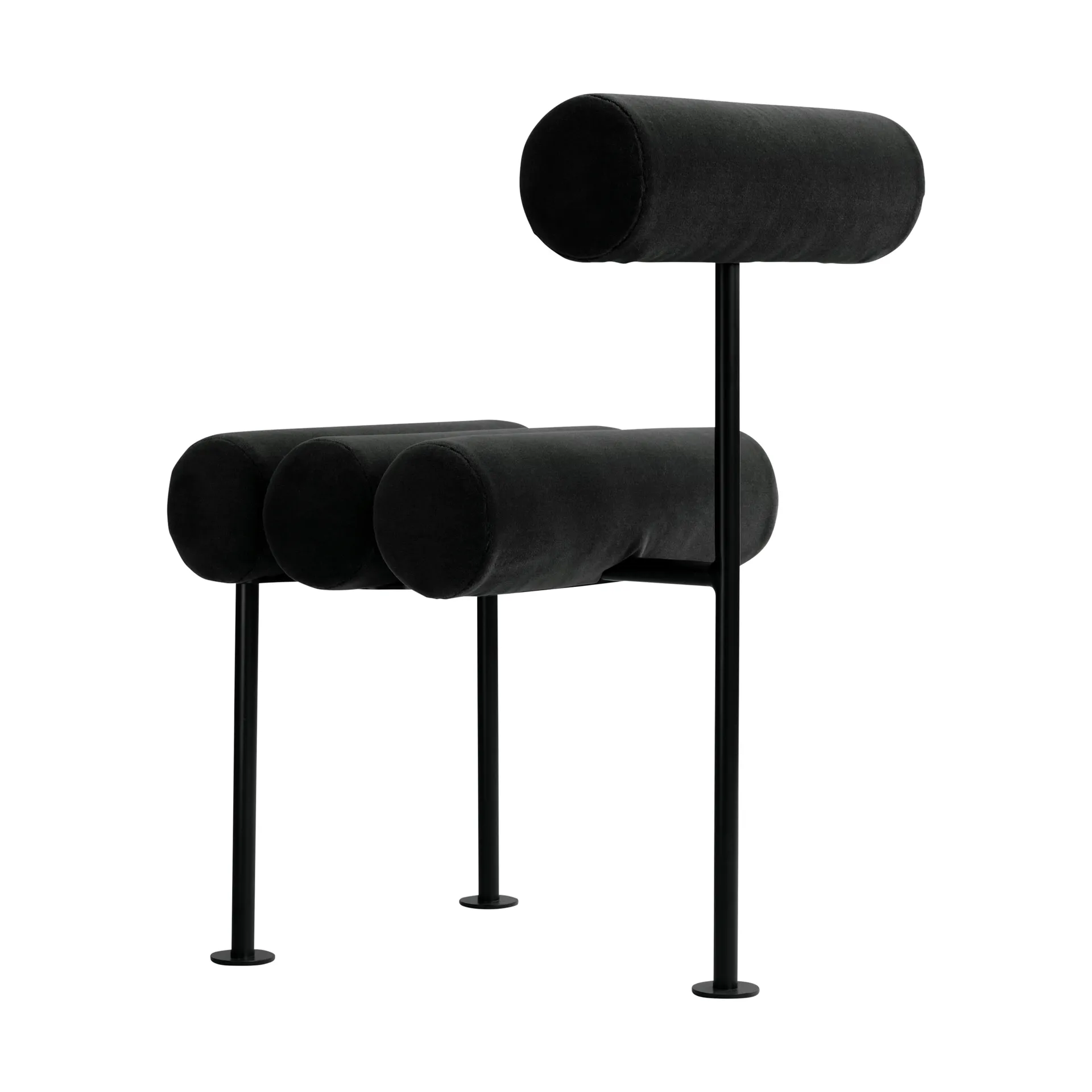 Hiro cadeira de mesa, Black frame-turfa 101 Copenhagen