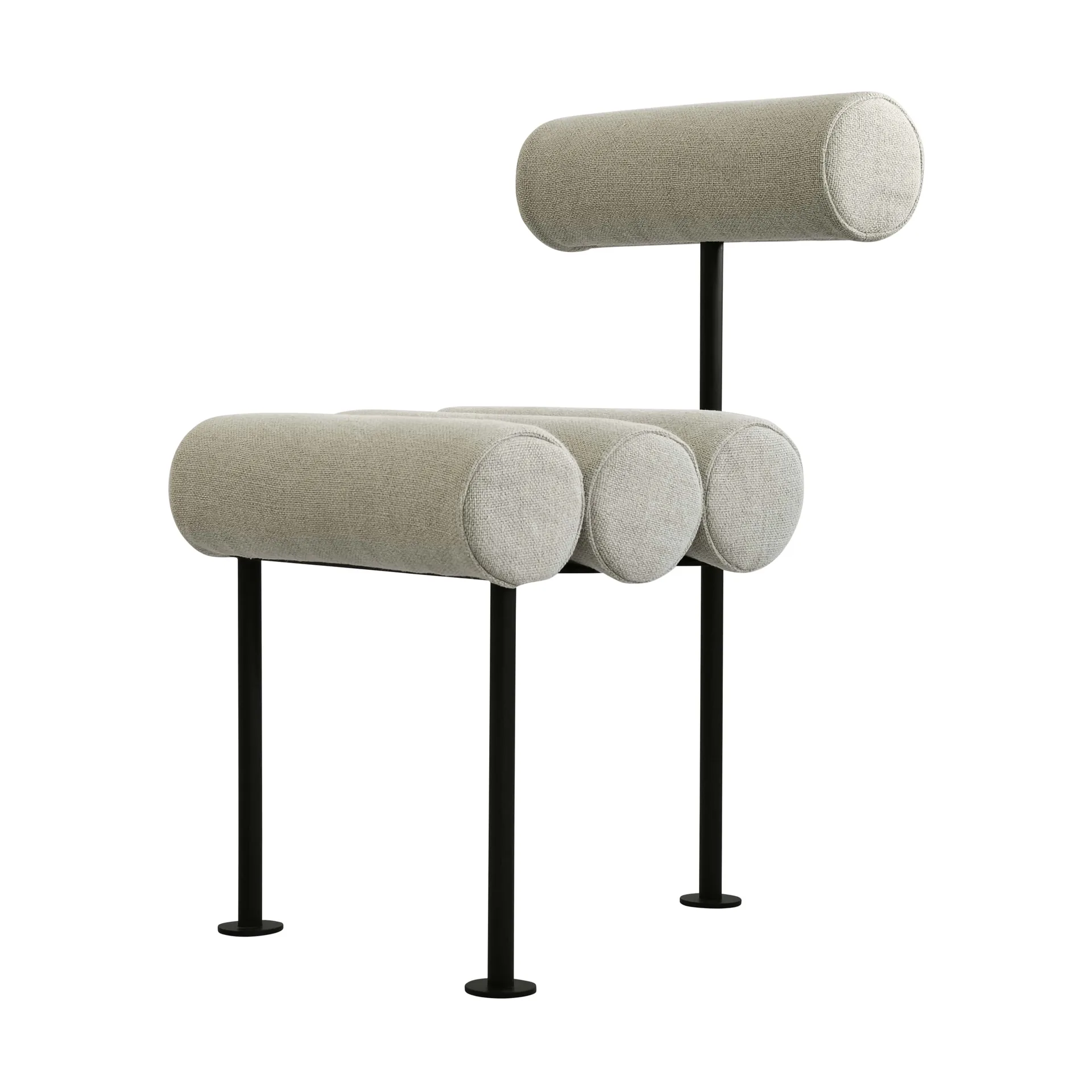 Hiro cadeira de mesa, Estrutura preta-areia 101 Copenhagen