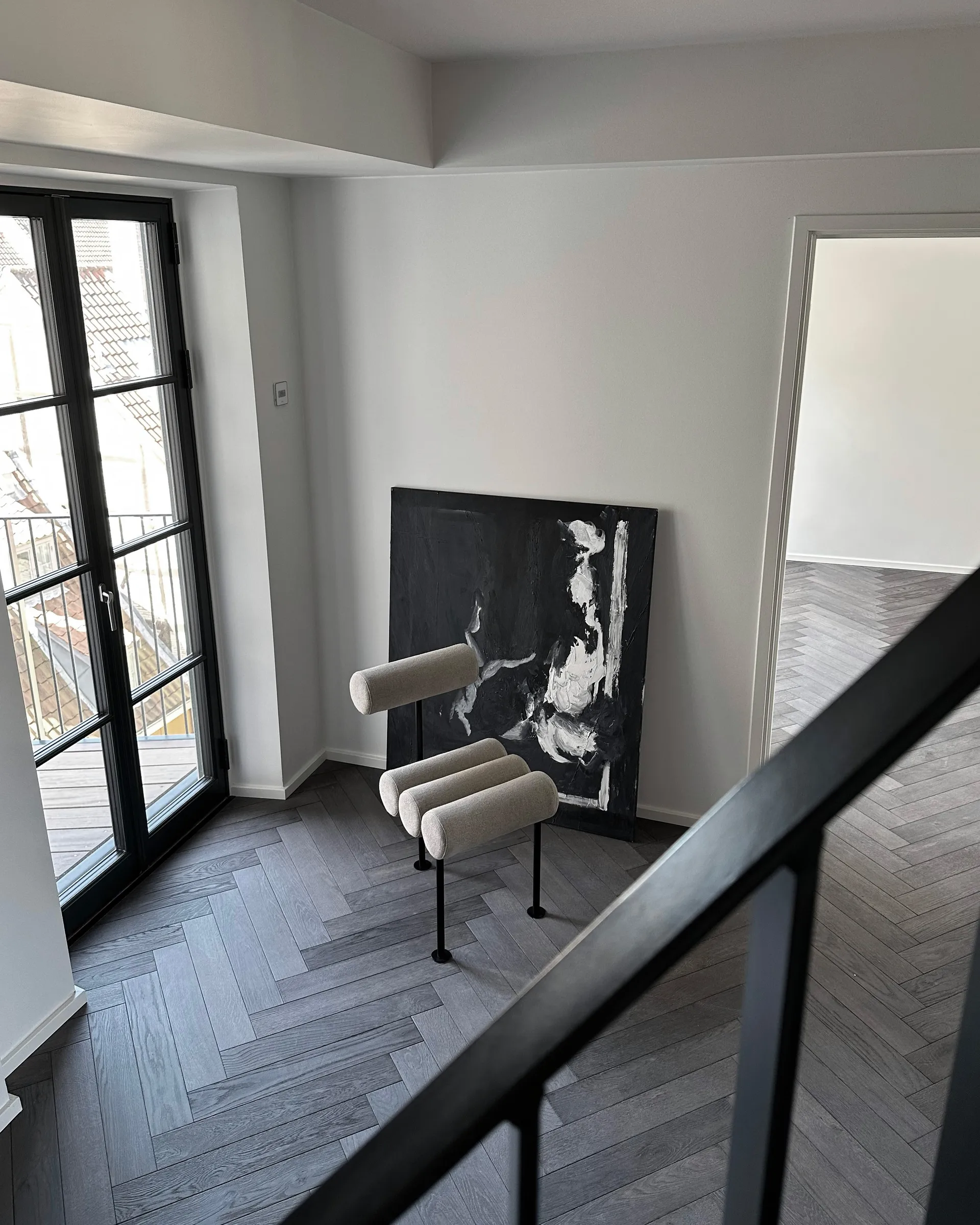 Hiro cadeira de mesa, Estrutura preta-areia 101 Copenhagen