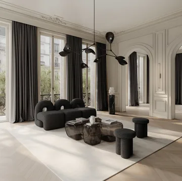 Ishi mesa de centro médio - Floresta fumada - 101 Copenhagen