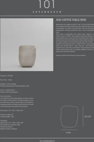 Ishi mesa de centro mini - Deserto fumado - 101 Copenhagen