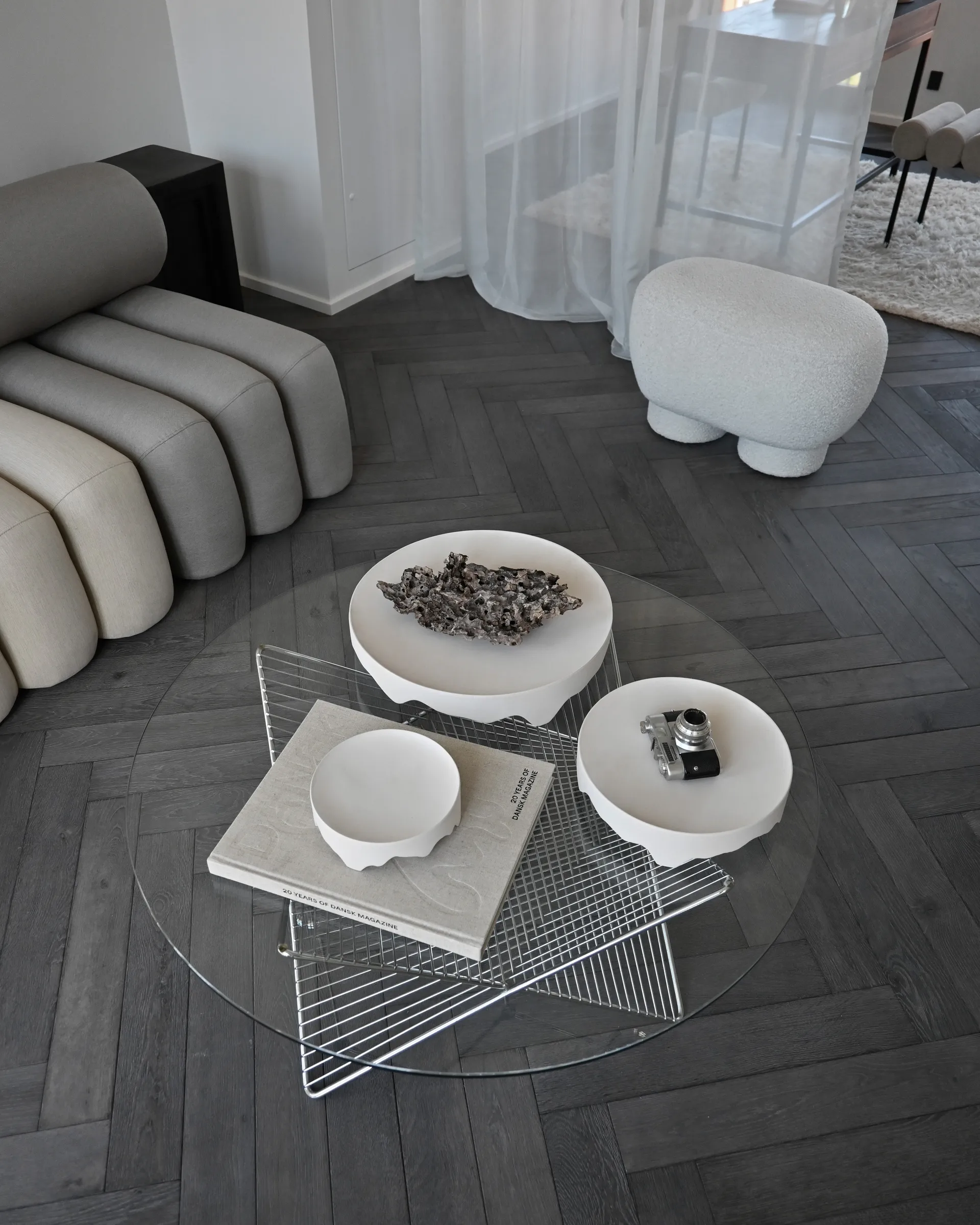 Iwa tabuleiro decorativo, Bétula, Ø20 101 Copenhagen