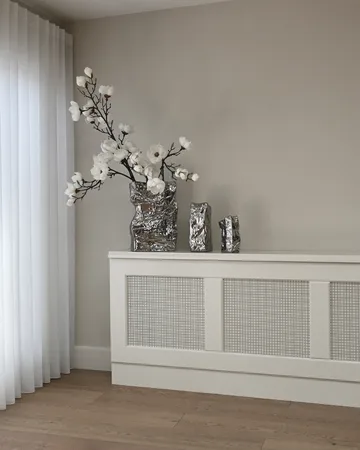 Kami vaso médio 35x16 cm - Cromo - 101 Copenhagen