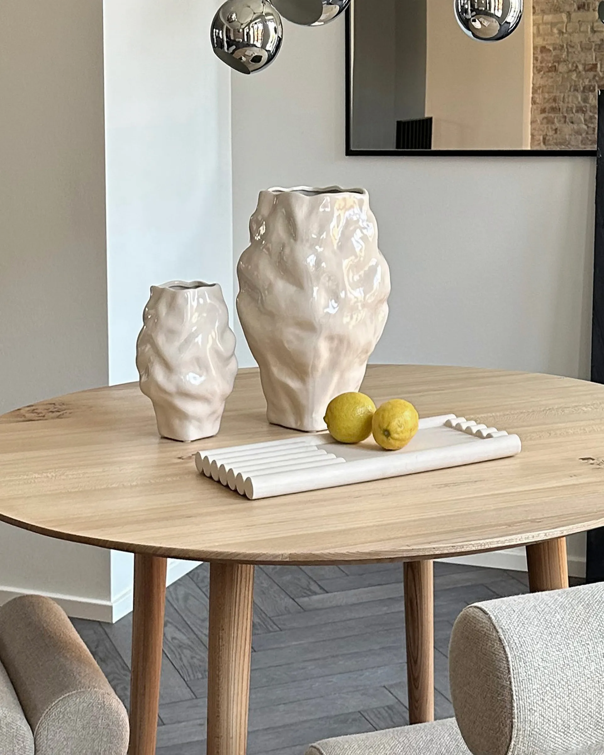 Katachi vaso médio, Bétula com acabamento brilhante 101 Copenhagen