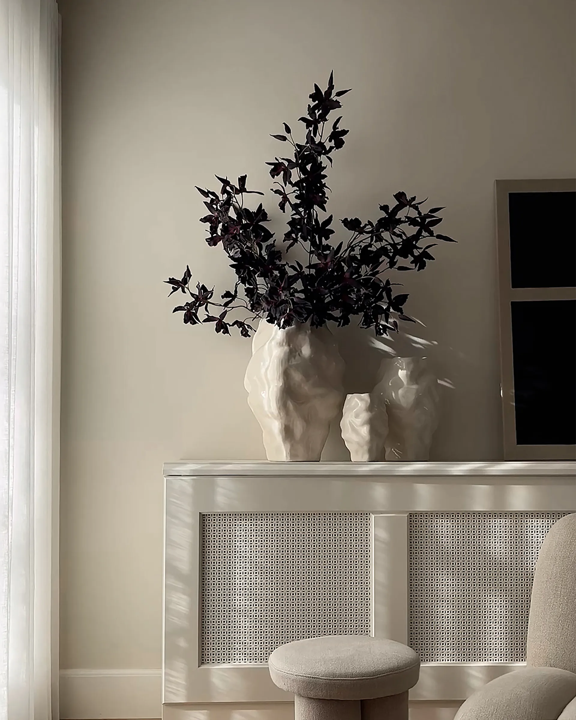 Katachi vaso mini, Bétula com acabamento brilhante 101 Copenhagen