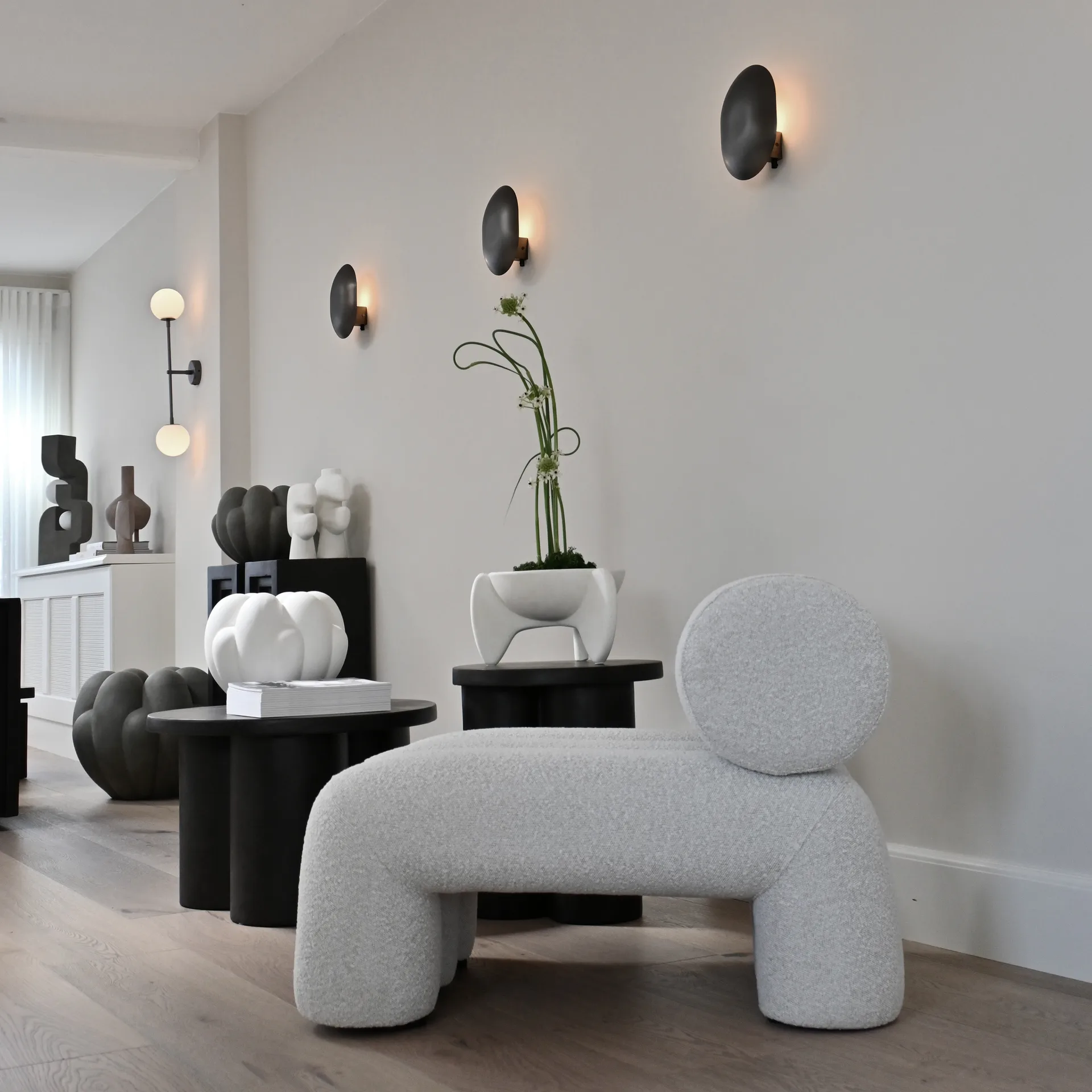 Poltrona Foku Chair , Bouclé 101 Copenhagen