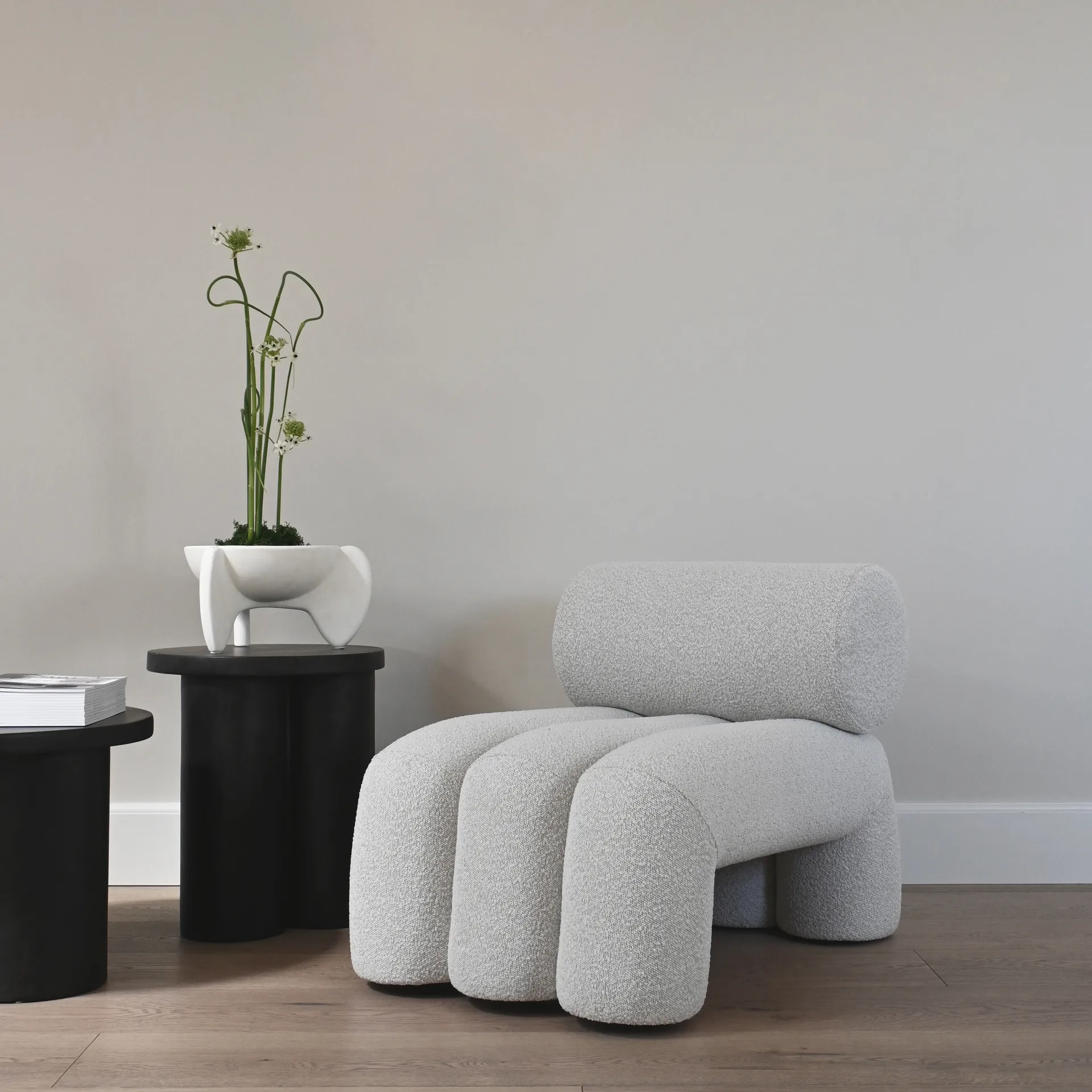 Poltrona Foku Chair , Bouclé 101 Copenhagen