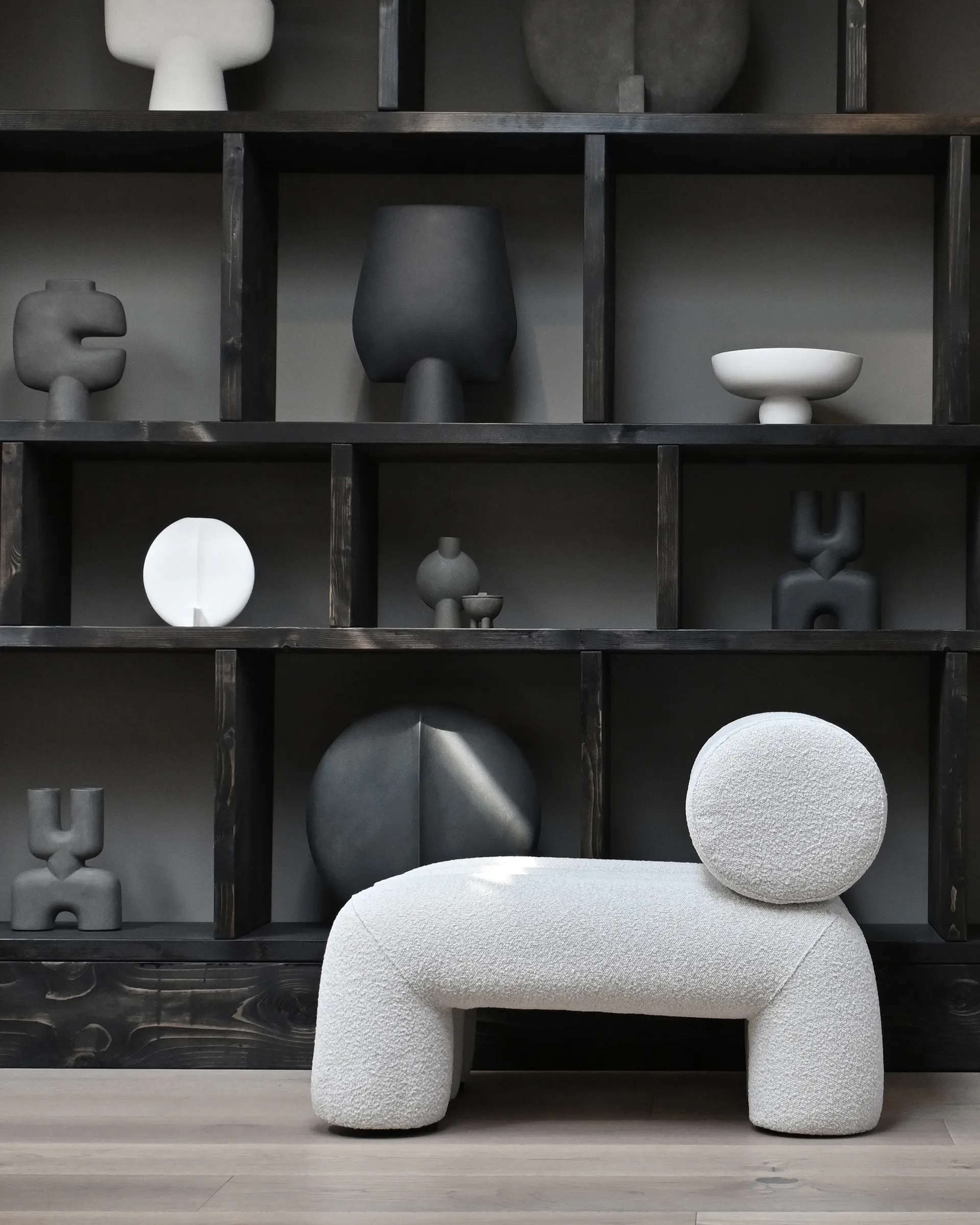 Poltrona Foku Chair , Bouclé 101 Copenhagen