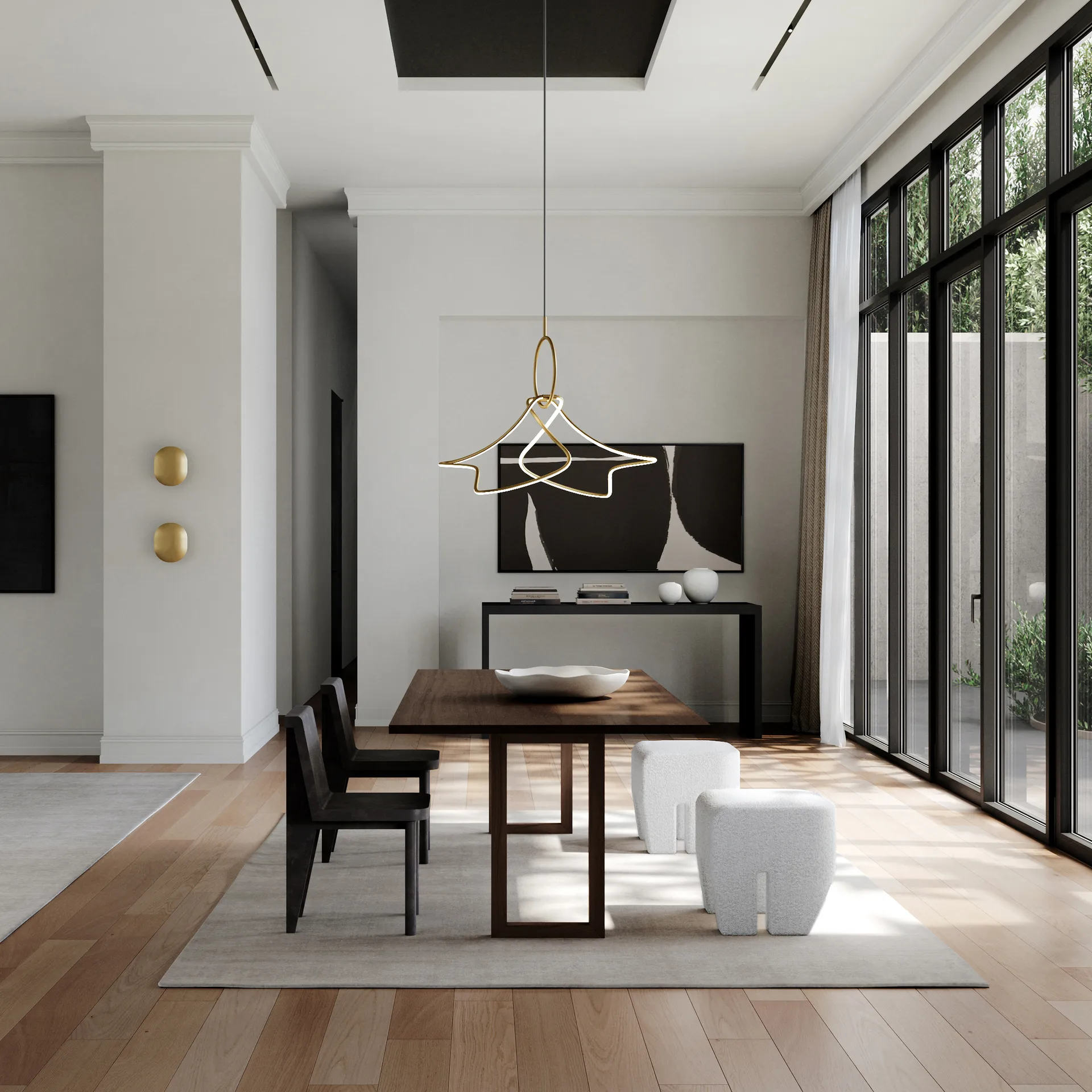 Sculpt pufe, Branco sujo 101 Copenhagen