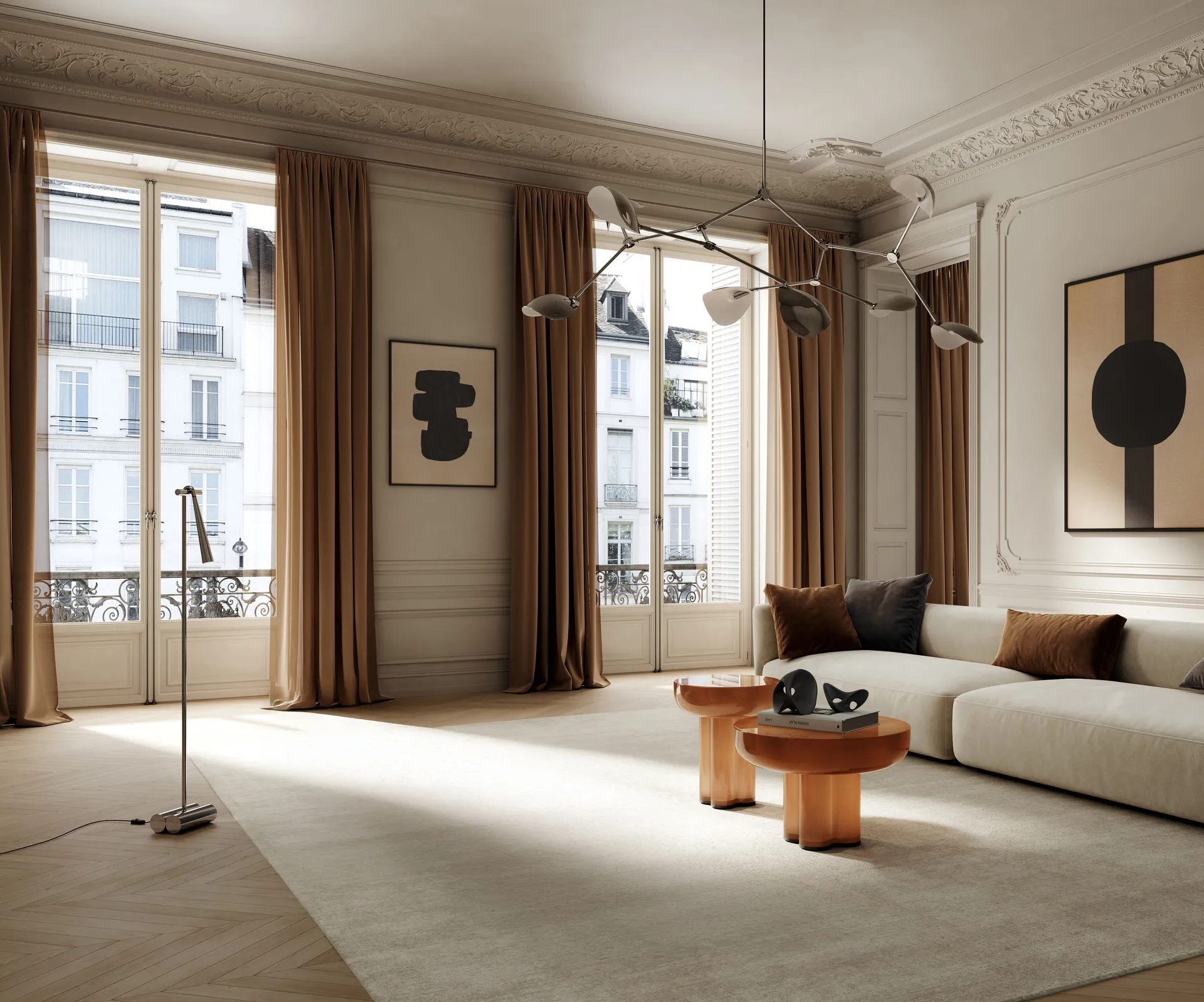 Snake candeeiro de chão, Chrome 101 Copenhagen