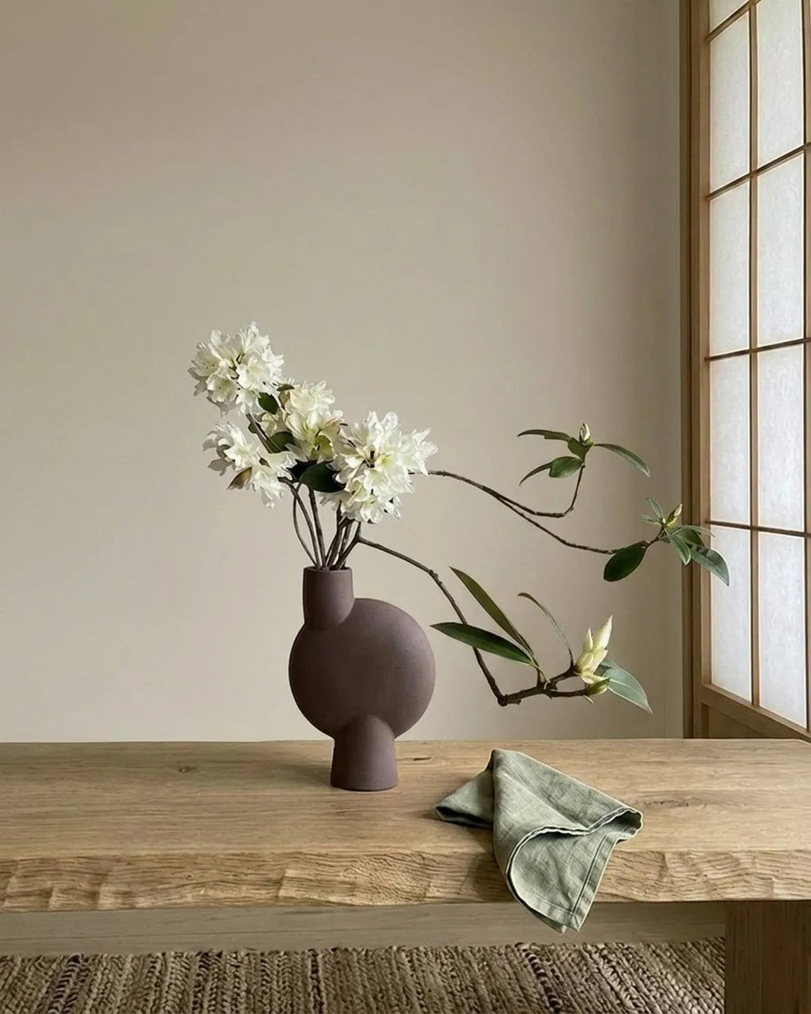 Sphere Bubl vaso Medio, Chocolate brown 101 Copenhagen