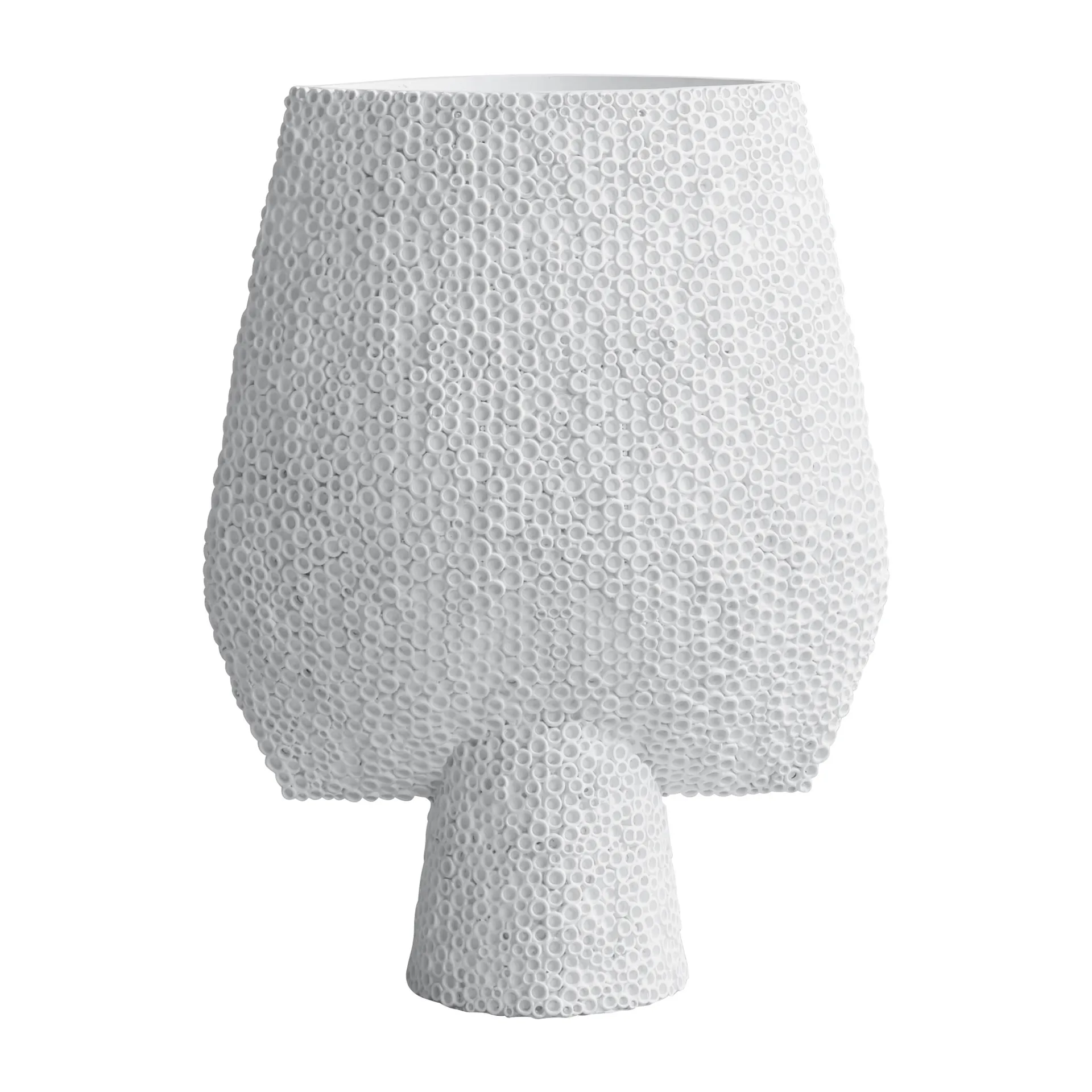 Sphere vaso Square Shisen grande 44 cm, Bone white 101 Copenhagen