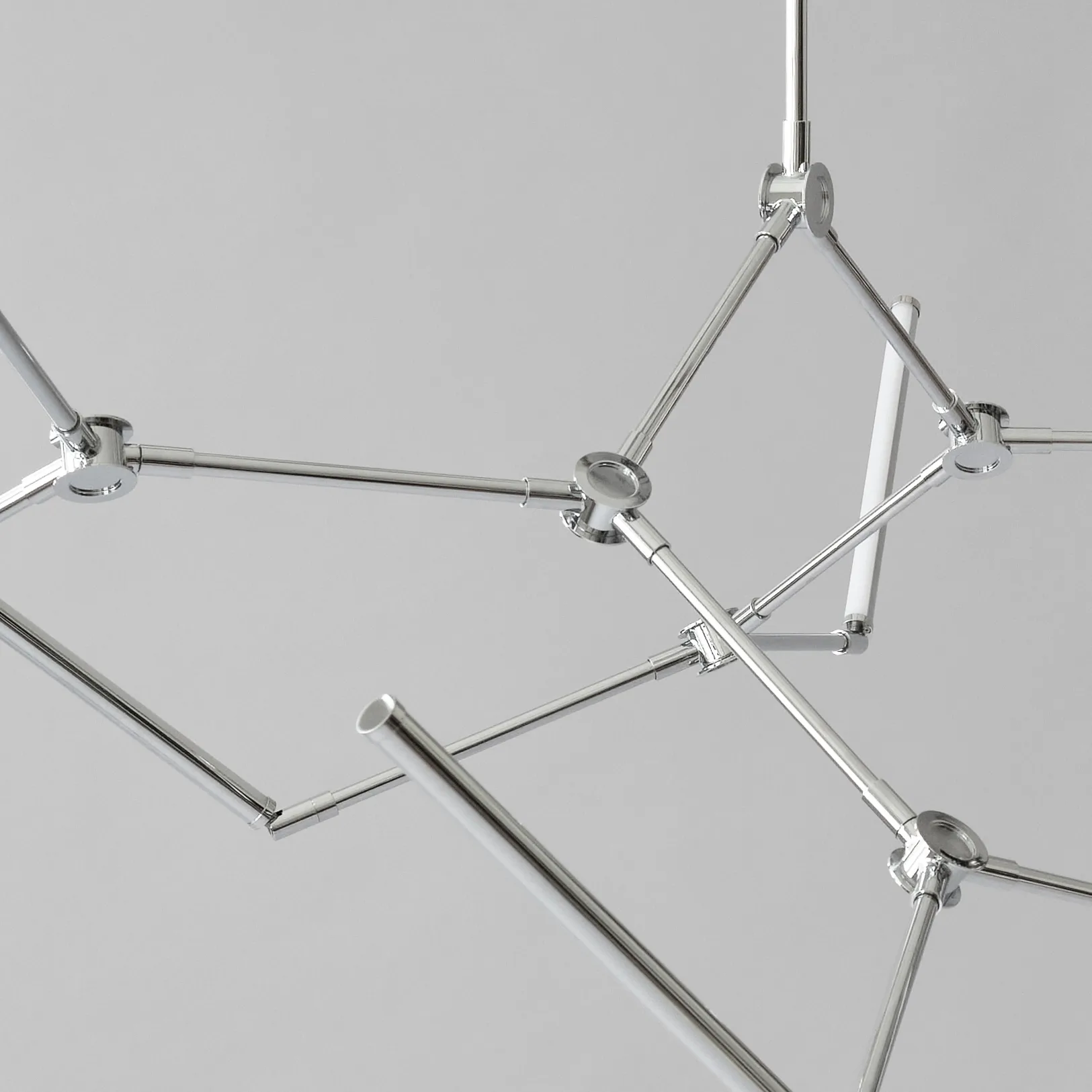 Stick chandelier lustre, Cromado 101 Copenhagen