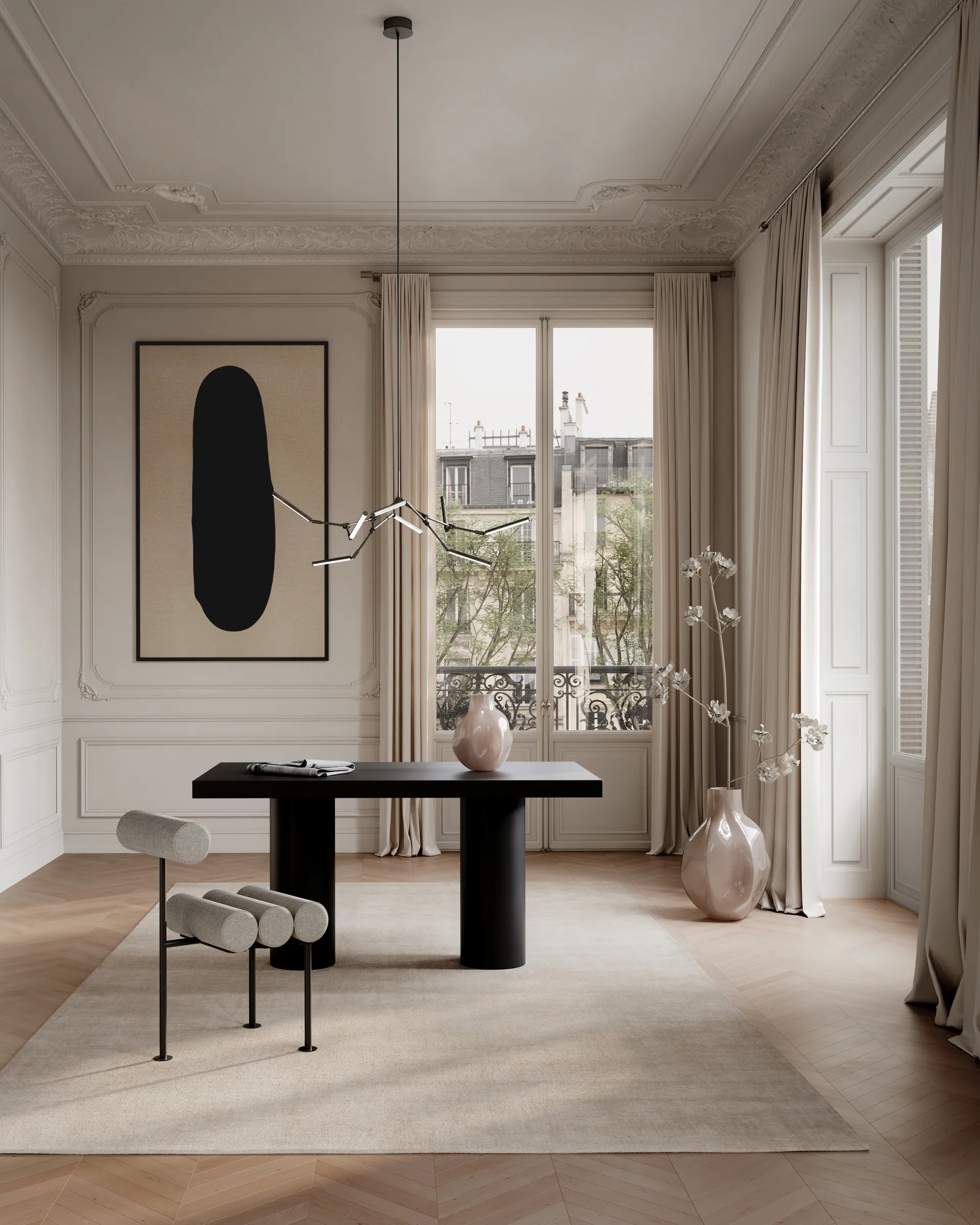 Stick chandelier lustre mini, Bronze 101 Copenhagen