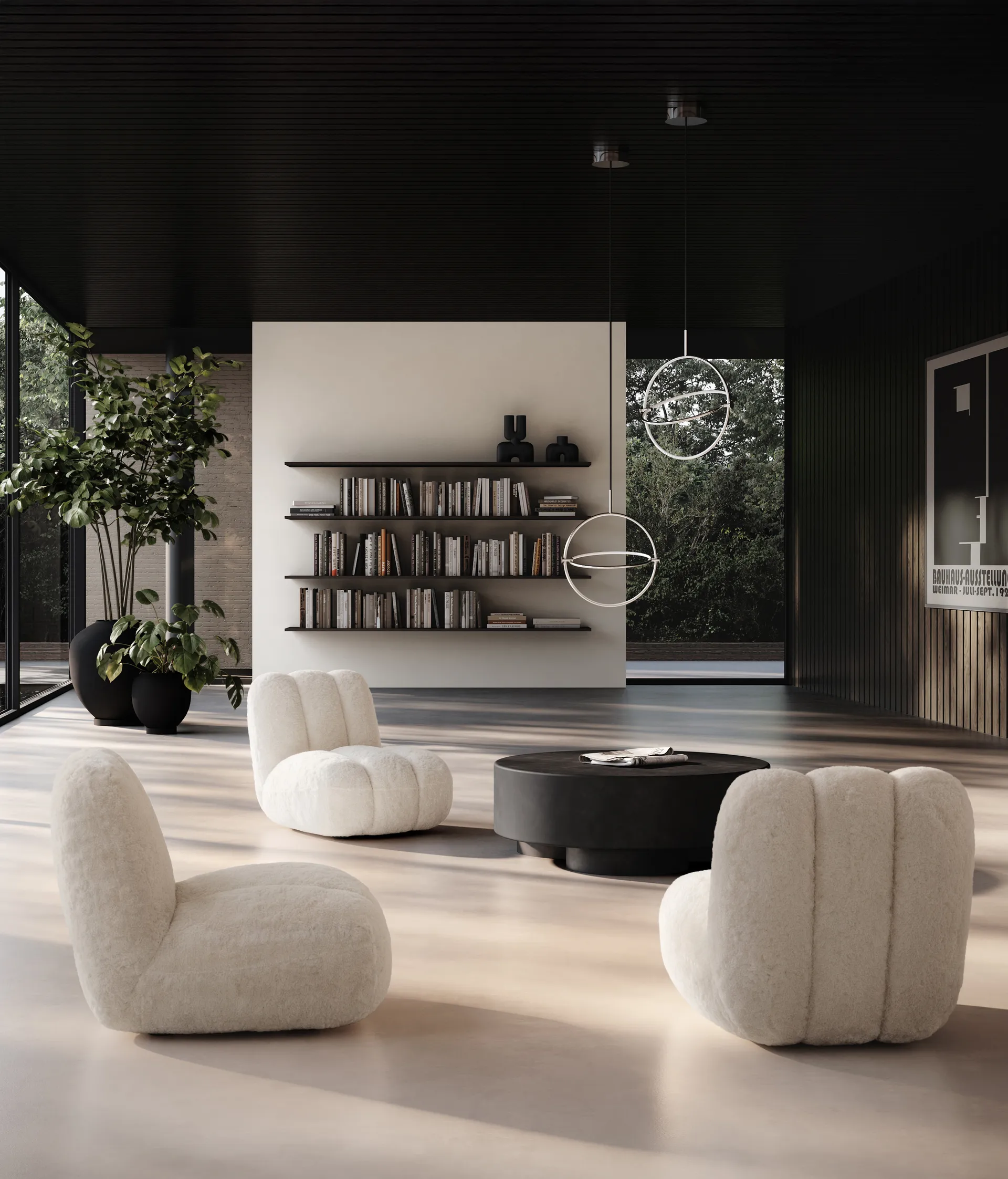 Sunao vaso médio 30 cm, Preto 101 Copenhagen