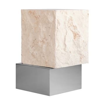 Temple mesa de centro alta 50x33 cm - Cromo-calcário - 101 Copenhagen