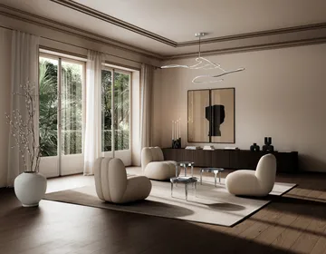 Toe cadeira de lounge bouclé - Areia fumada - 101 Copenhagen