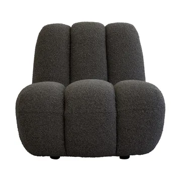 Toe cadeira de lounge bouclé - Taupe escuro - 101 Copenhagen