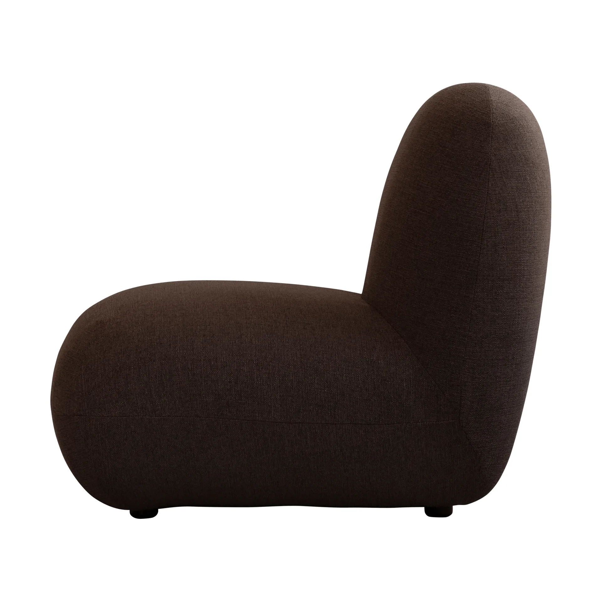 Toe Chair Flat poltrona 92x75 cm, Castanho escuro 101 Copenhagen