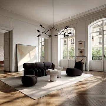 Toe Chair Flat poltrona 92x75 cm - Castanho escuro - 101 Copenhagen