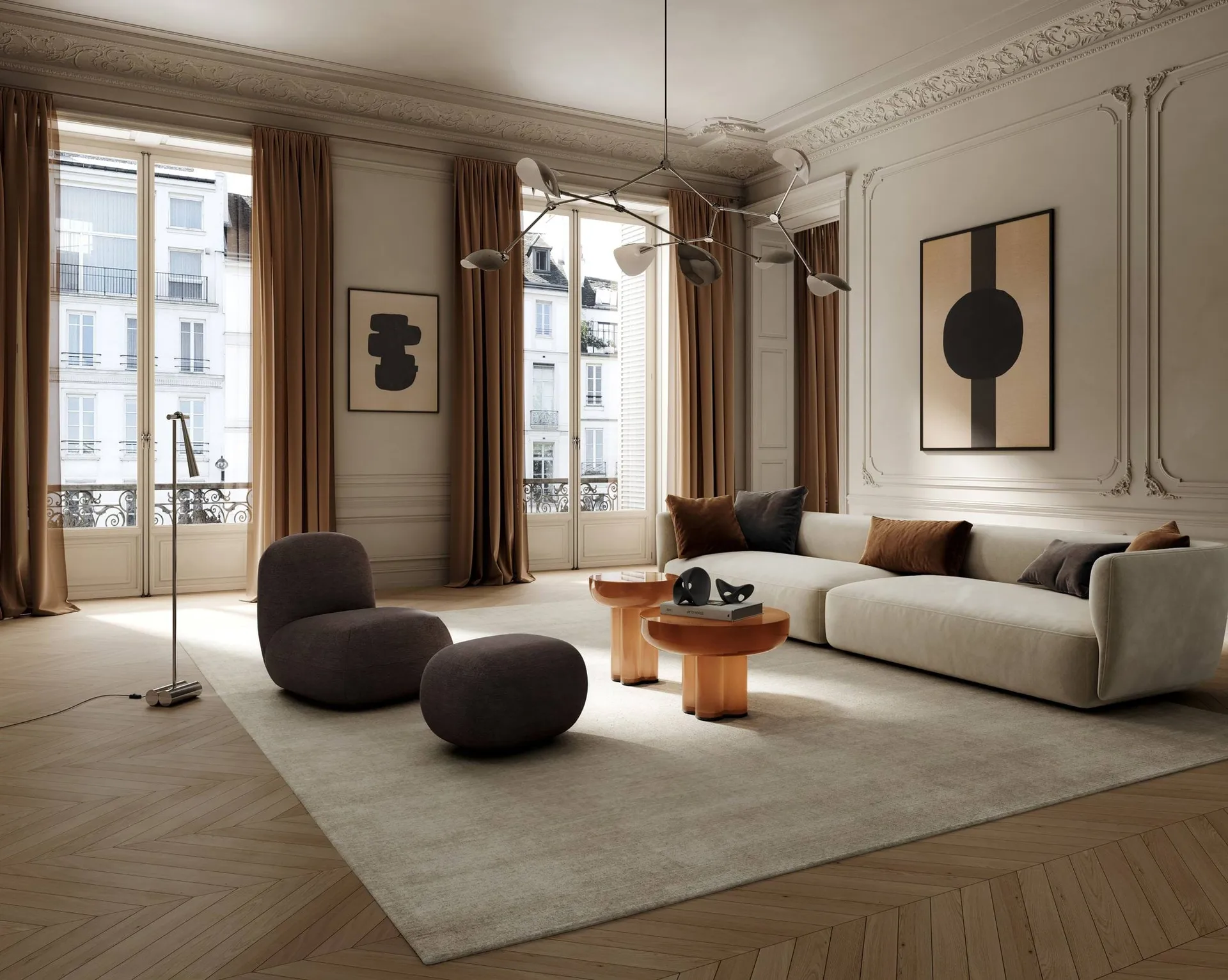Toe Chair Flat poltrona 92x75 cm, Castanho escuro 101 Copenhagen