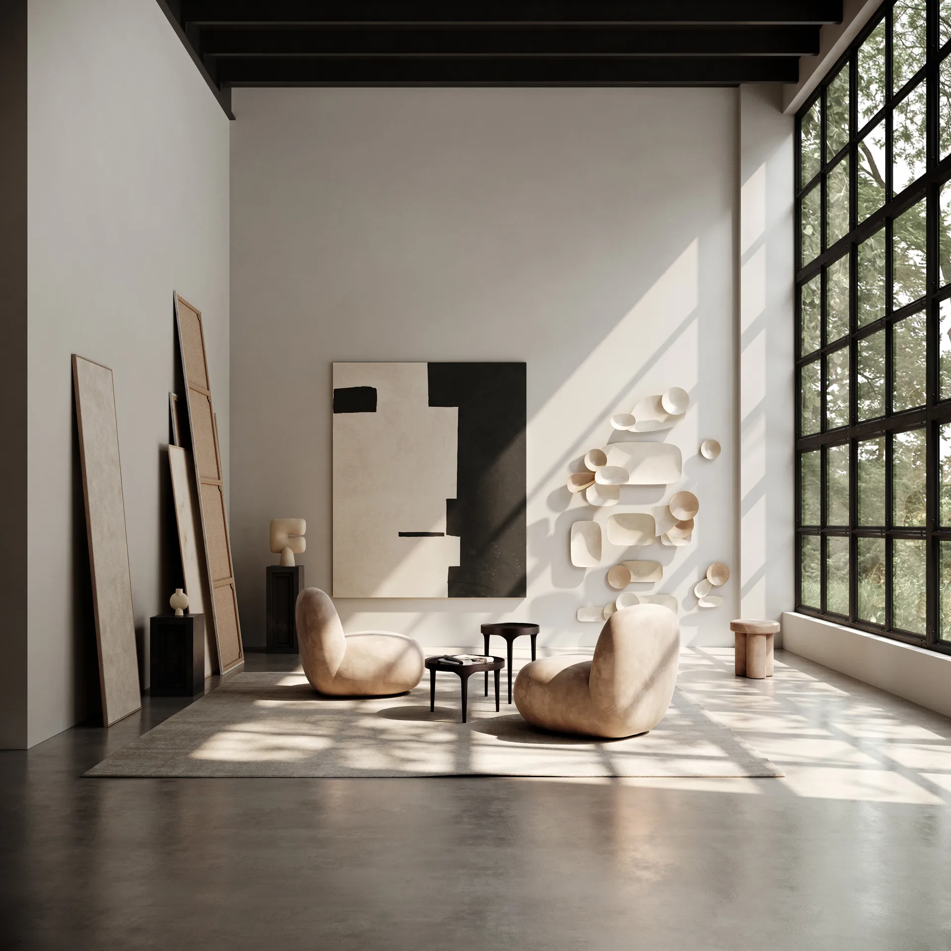 Toe Chair Flat poltrona 92x75 cm, Couro 101 Copenhagen