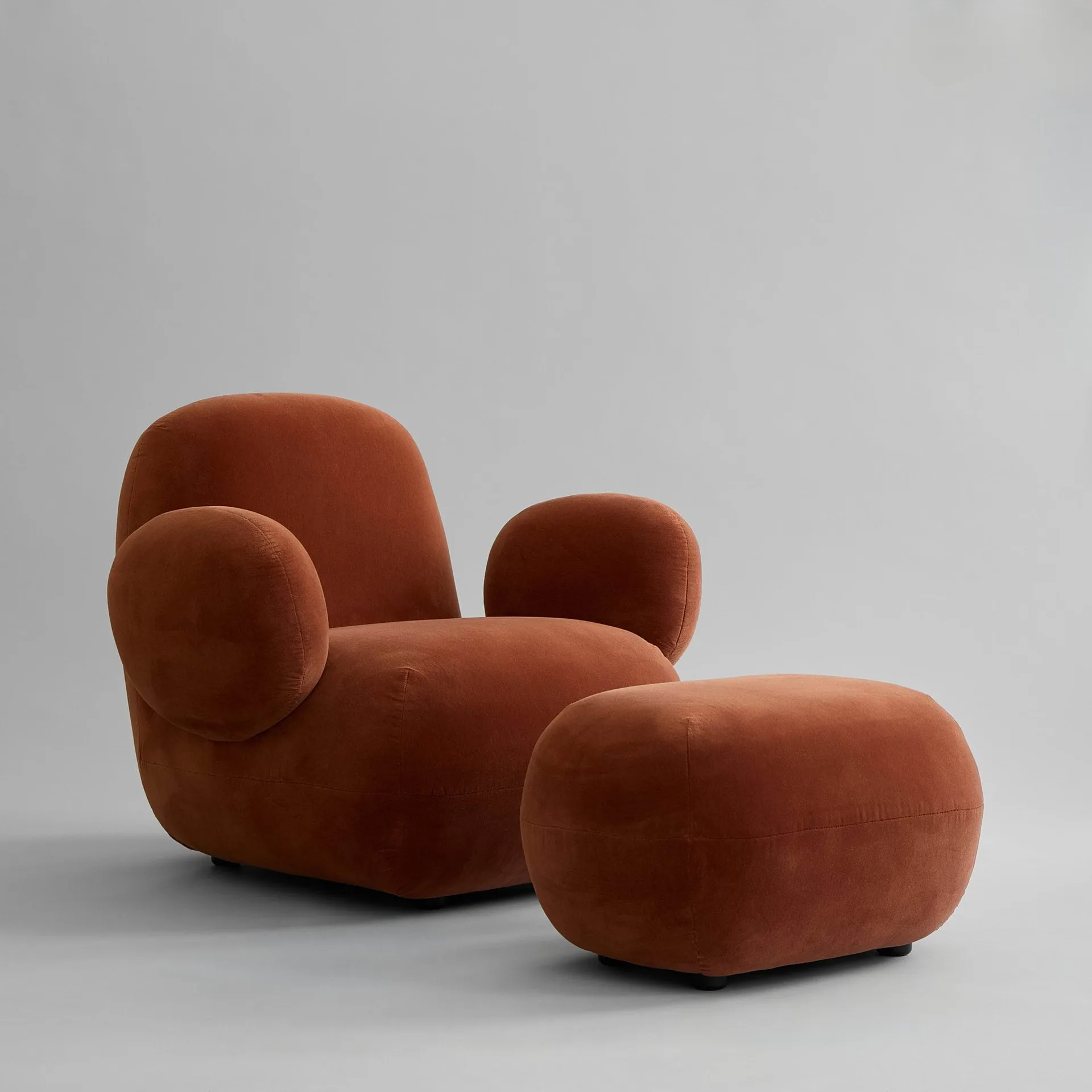 Toe Chair Flat poltrona 92x75 cm, Ferrugem 101 Copenhagen