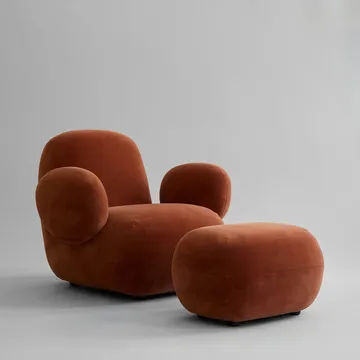 Toe Chair Flat poltrona 92x75 cm - Ferrugem - 101 Copenhagen