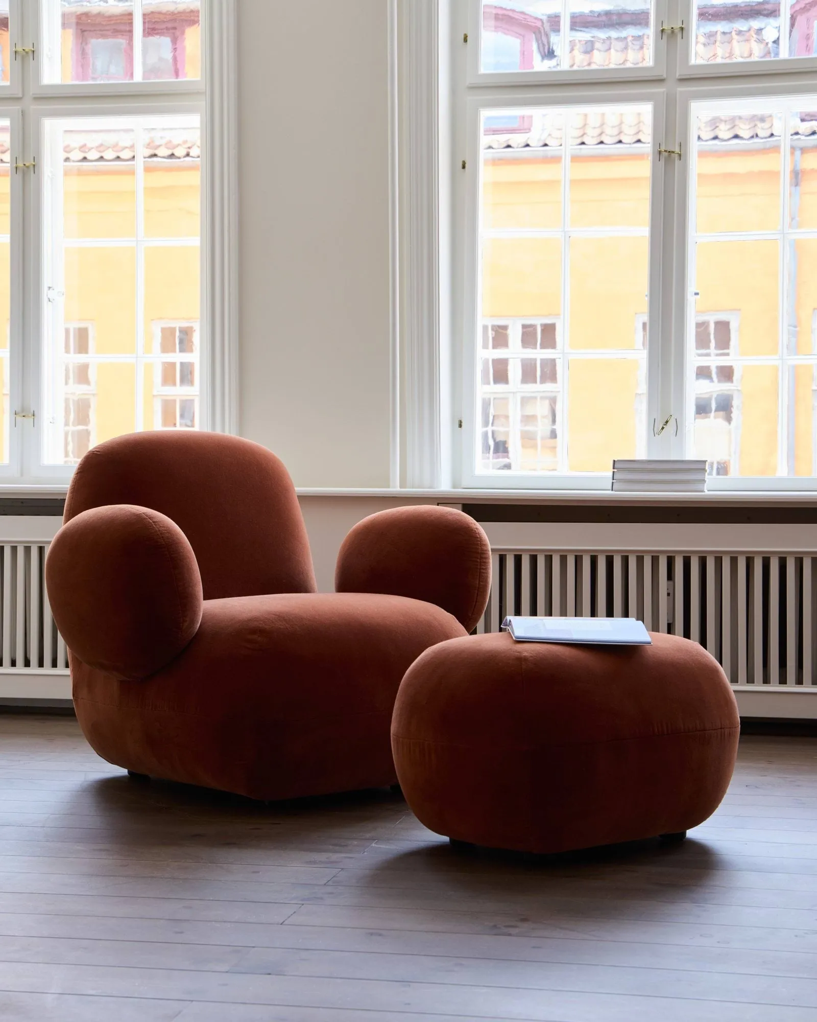 Toe Chair Flat poltrona 92x75 cm, Ferrugem 101 Copenhagen