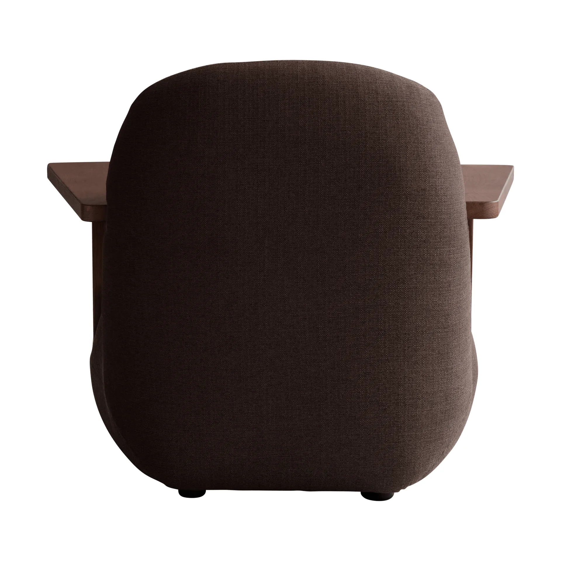 Toe chair poltrona com braços, Carvalho castanho clássico-castanho escuro 101 Copenhagen